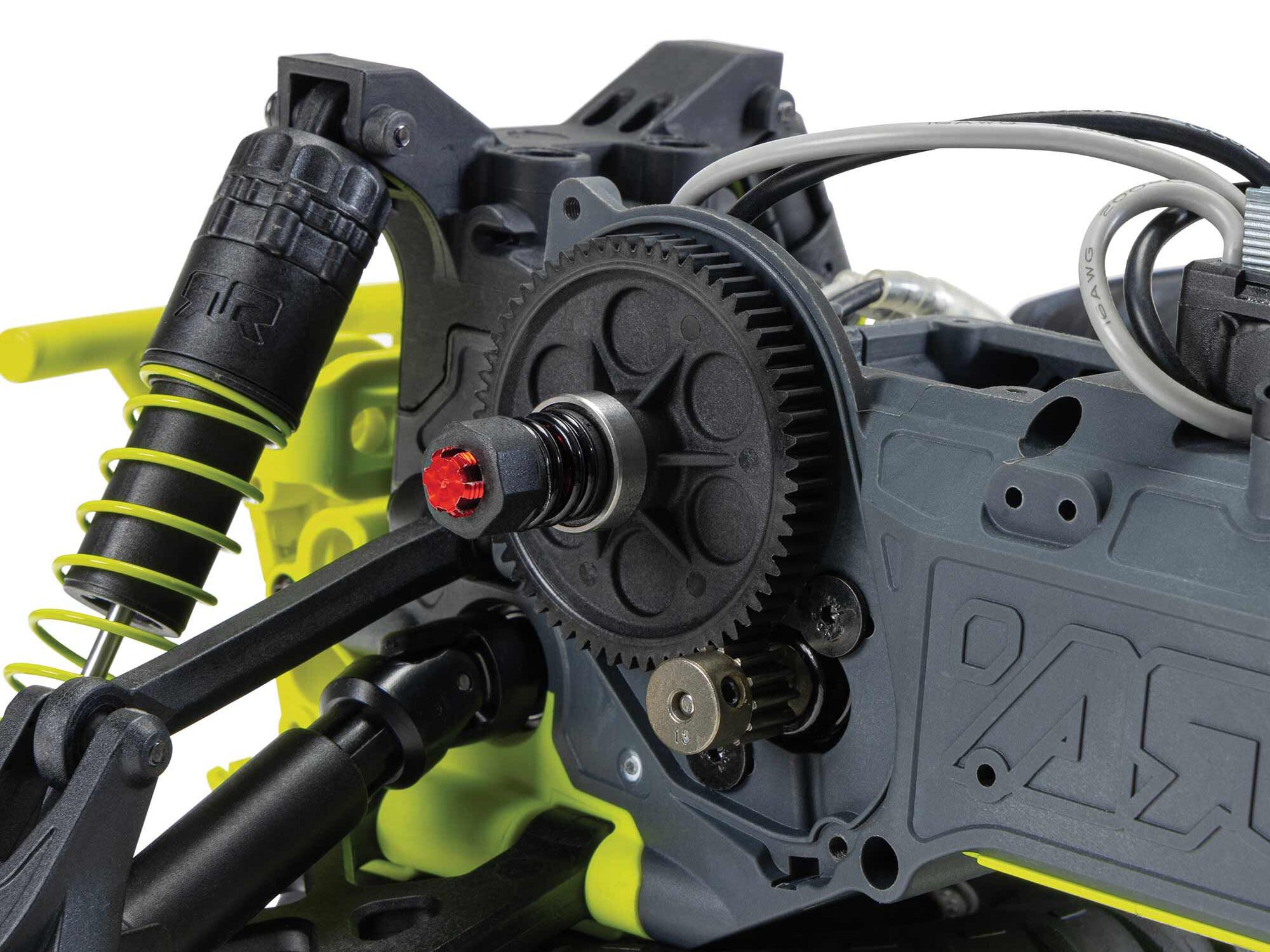 Arrma Gorgon MT RTR w/8.4v Batt/USB Charger Yellow-12