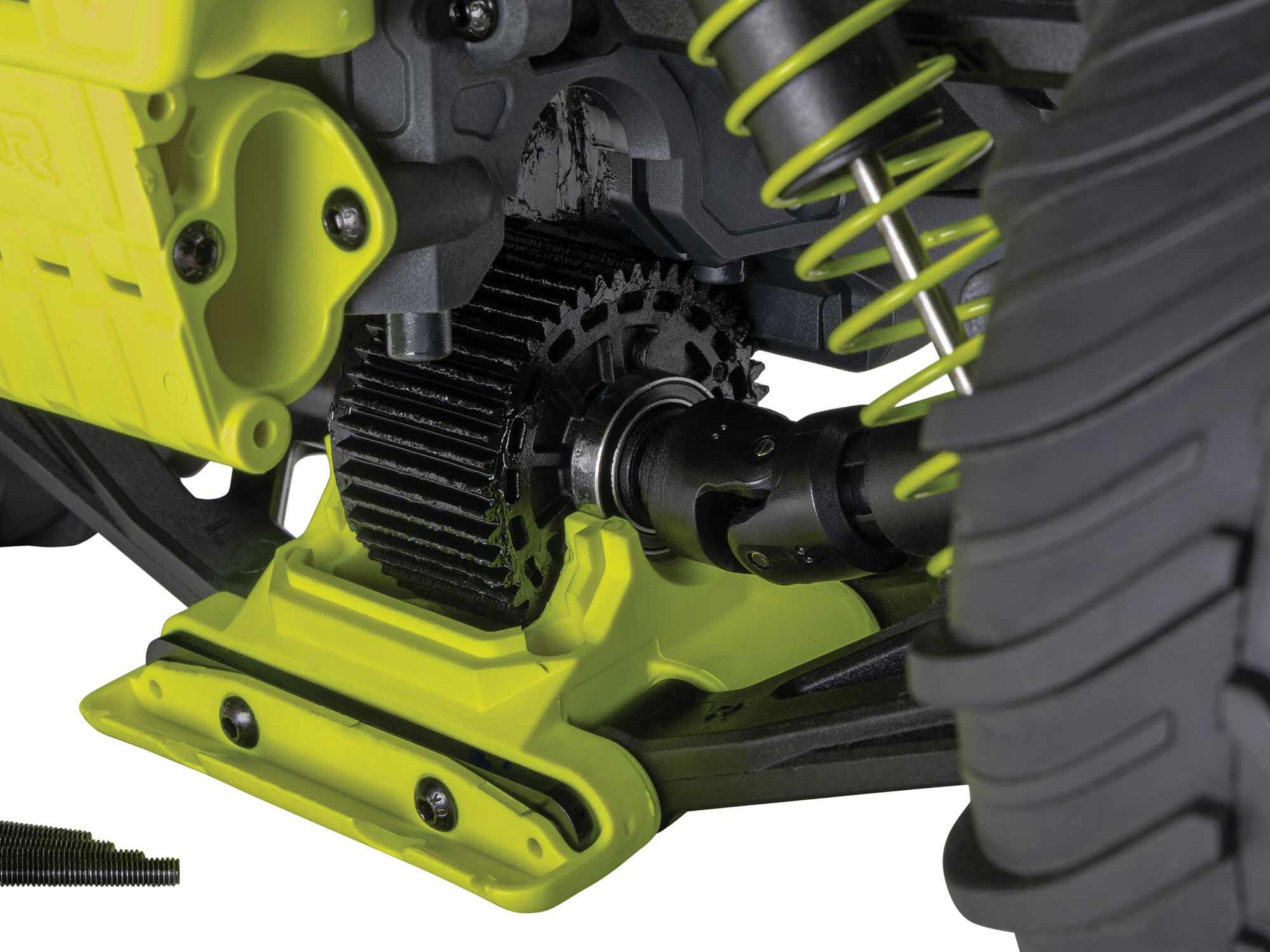 Arrma Gorgon MT RTR w/8.4v Batt/USB Charger Yellow-14