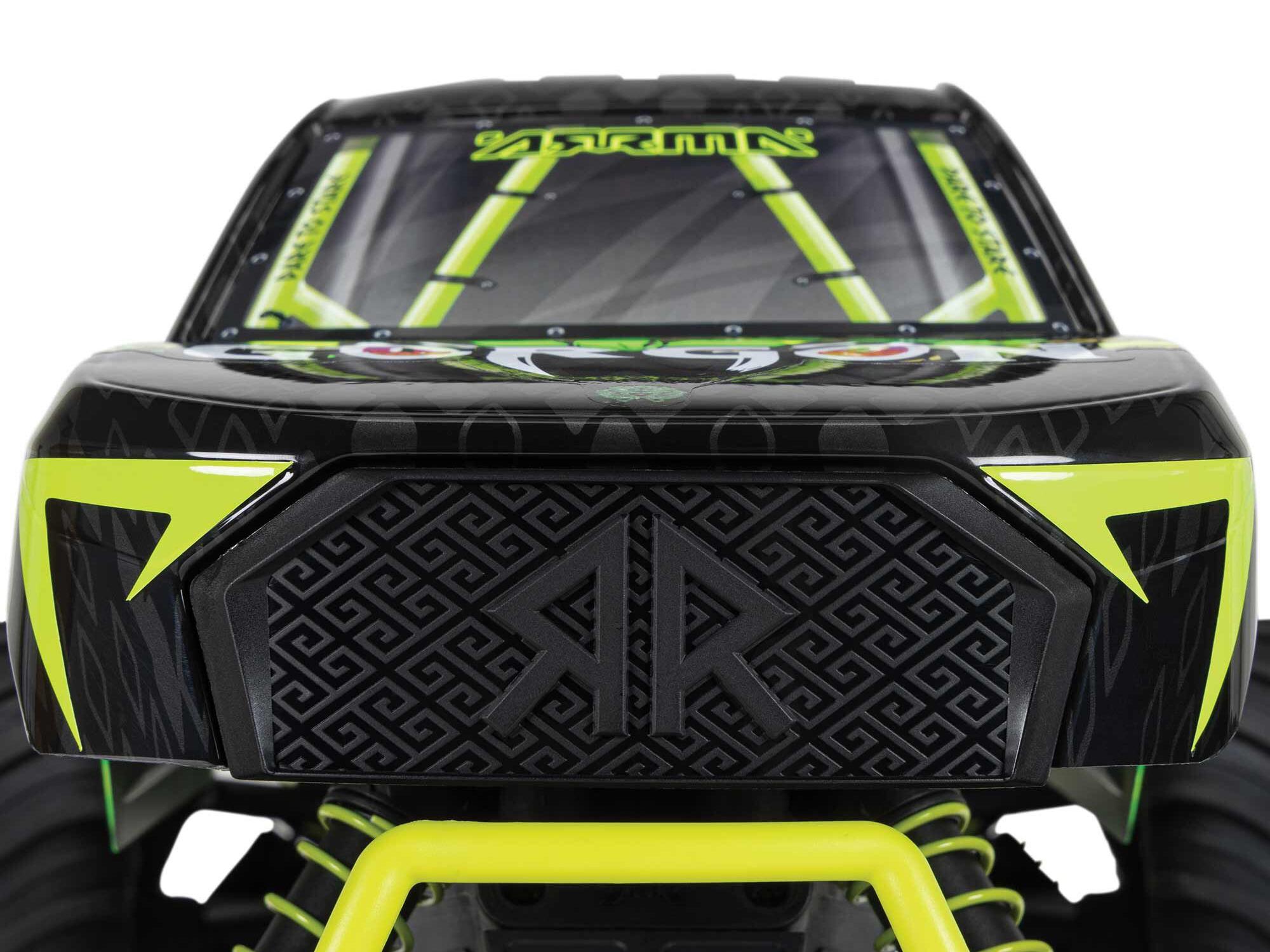 Arrma Gorgon MT RTR w/8.4v Batt/USB Charger Yellow-17