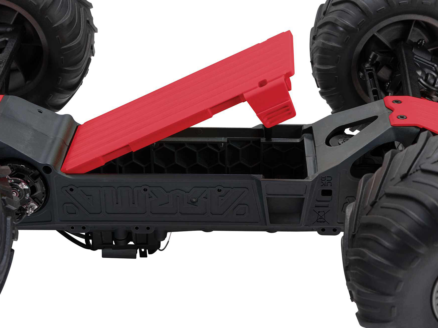 Arrma Gorgon MT RTR w/8.4v Batt/USB Charger Red-15