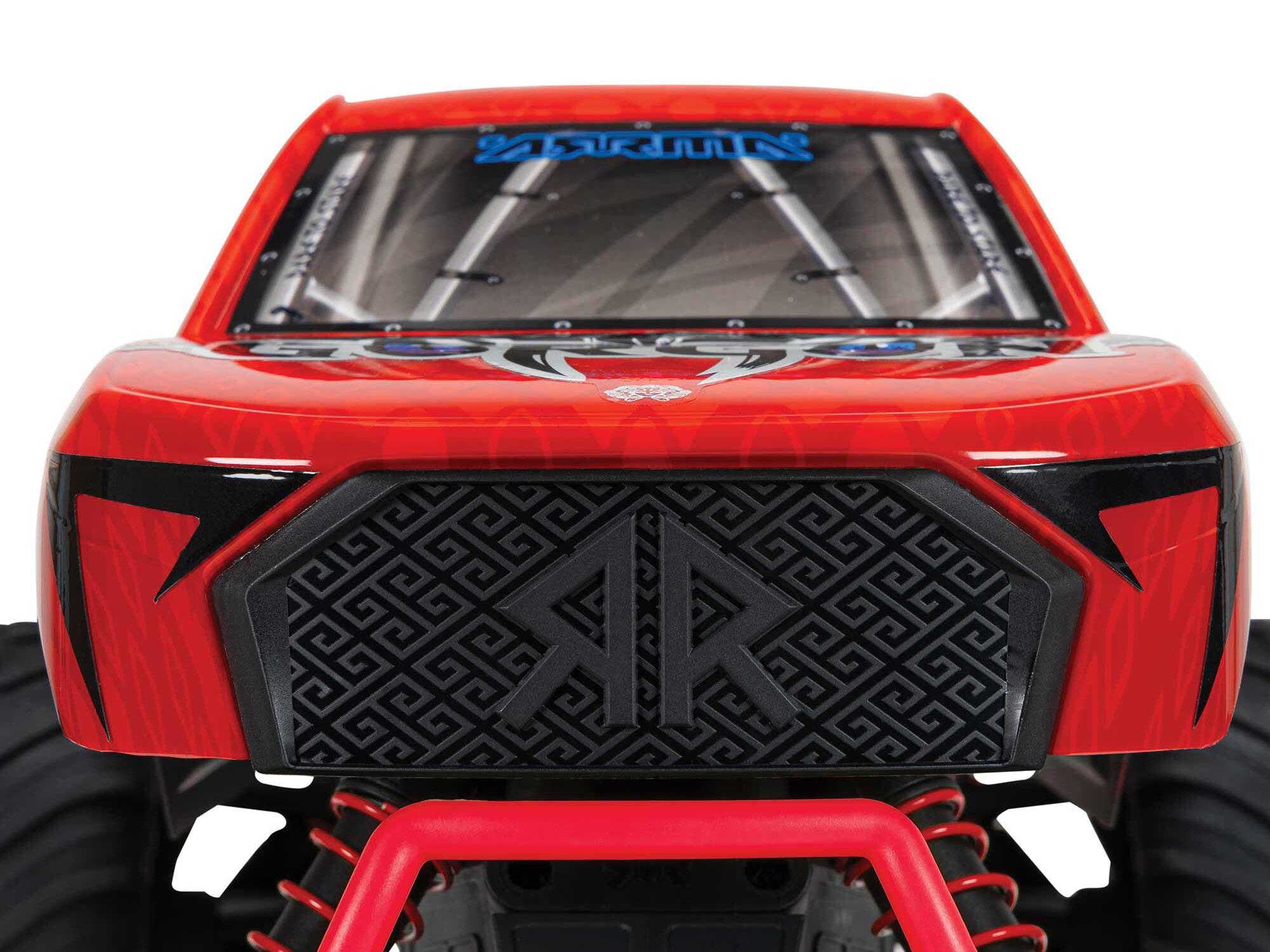 Arrma Gorgon MT RTR w/8.4v Batt/USB Charger Red-17
