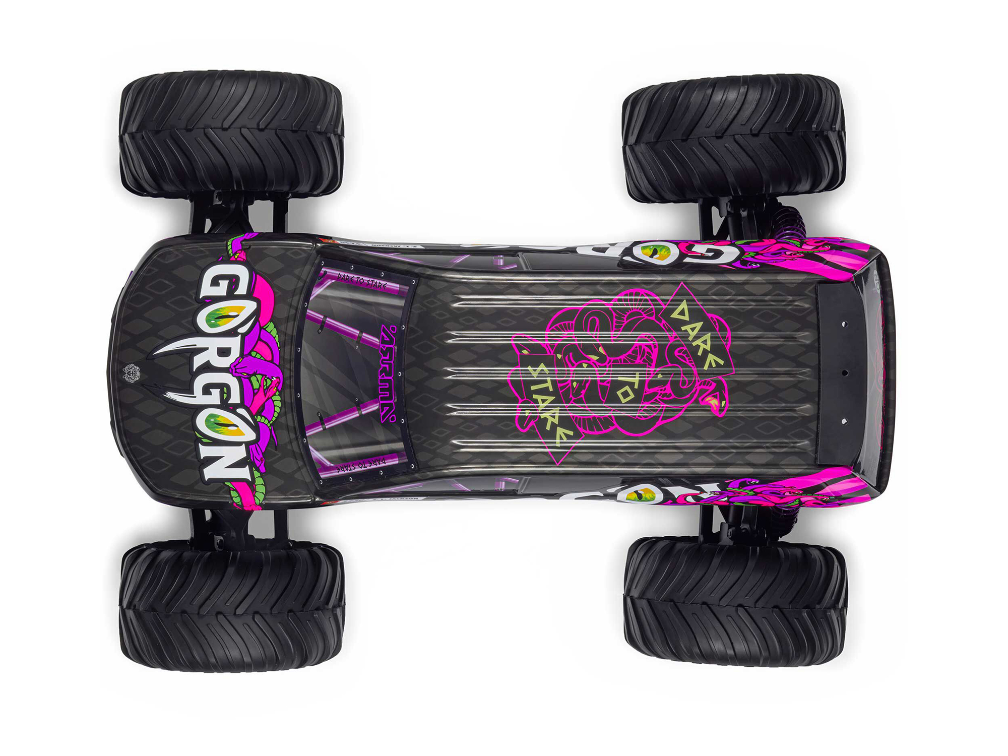 Arrma 1/10 GORGON MEGA 550 2WD MT with Battery Charger Purple-11