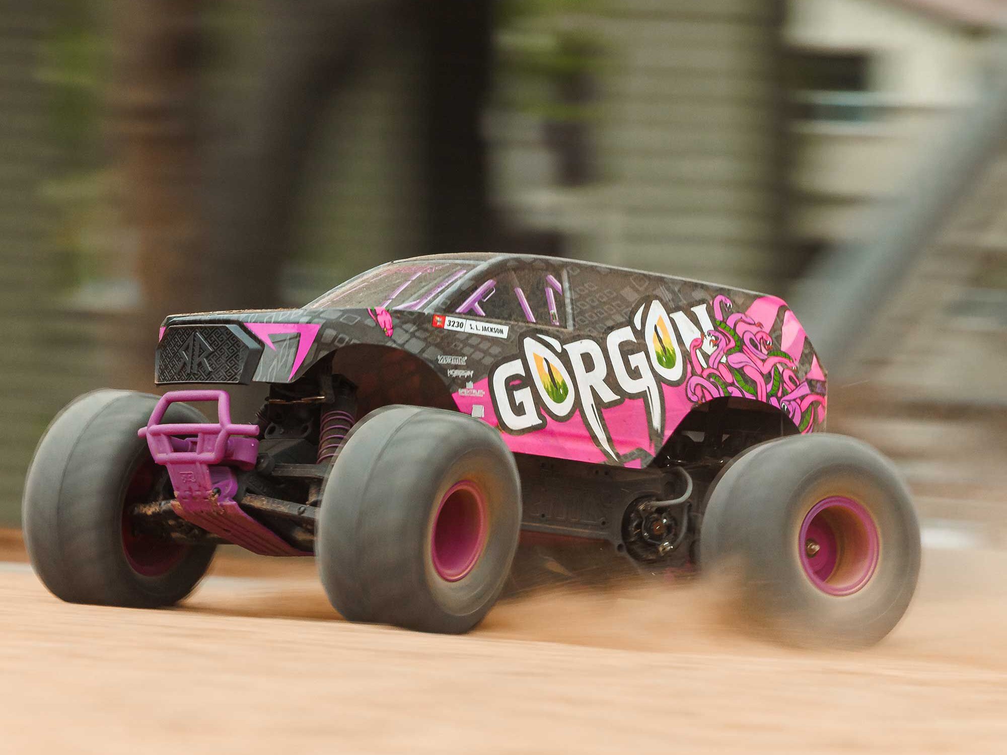 Arrma 1/10 GORGON MEGA 550 2WD MT with Battery Charger Purple-26