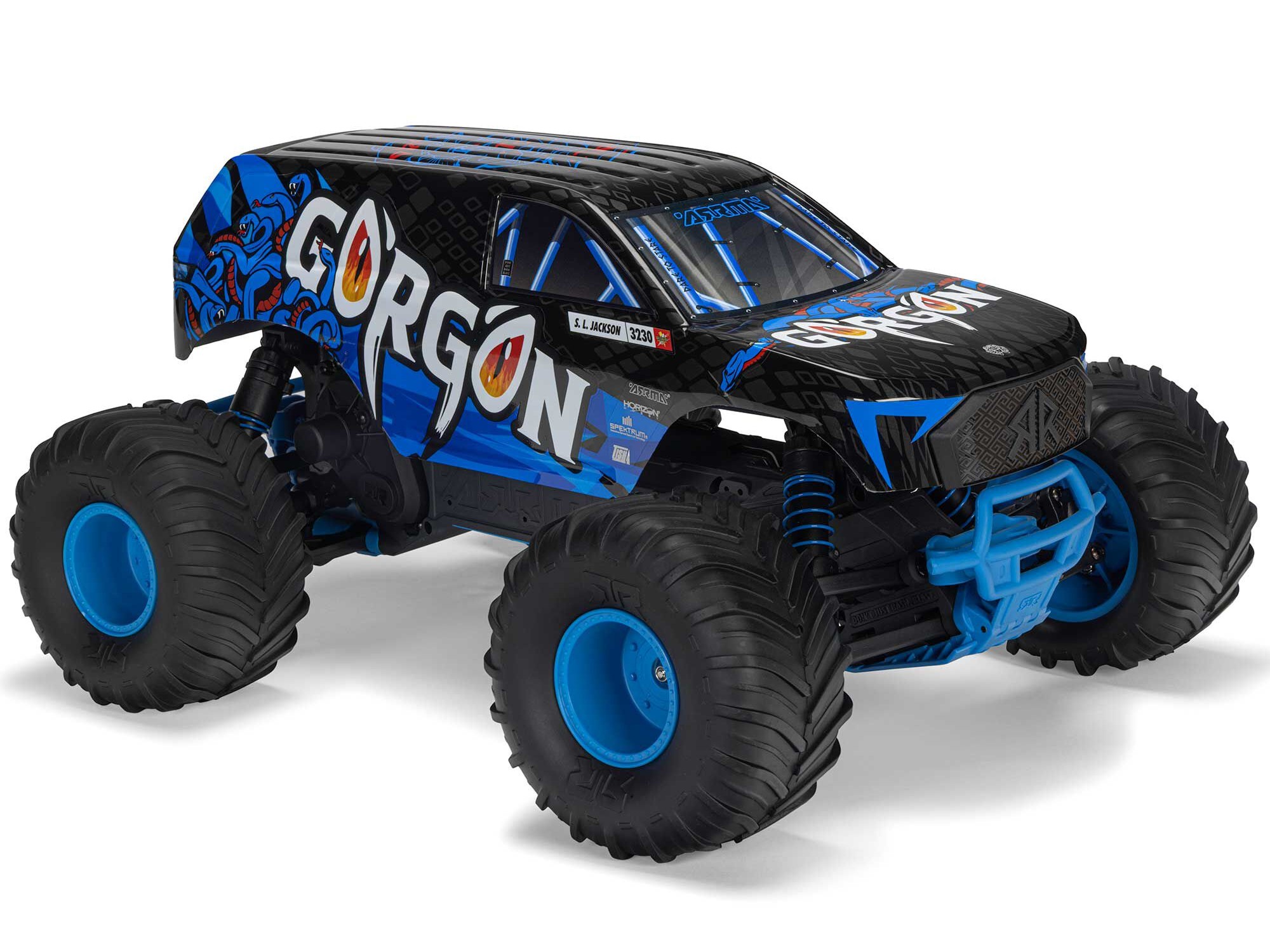 1/10 GORGON MEGA 550 2WD MT with Battery & Charger Blue-8