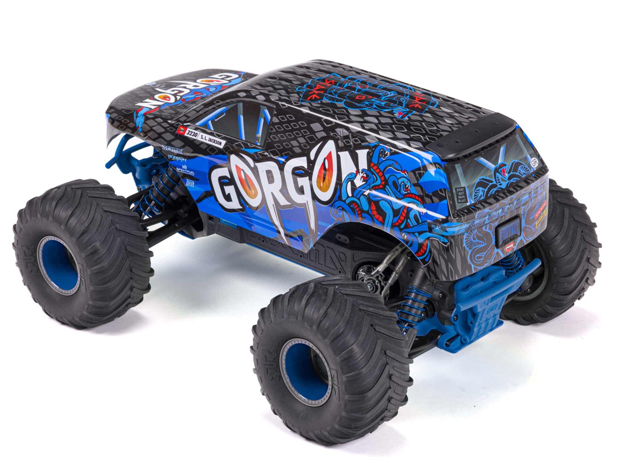 Arrma Gorgon MT RTR (no Battery/Charger) Blue-10