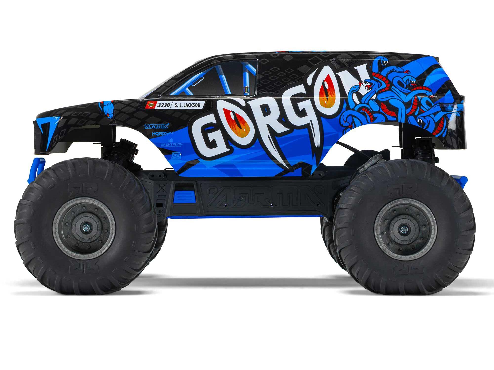 Arrma Gorgon MT RTR (no Battery/Charger) Blue-11