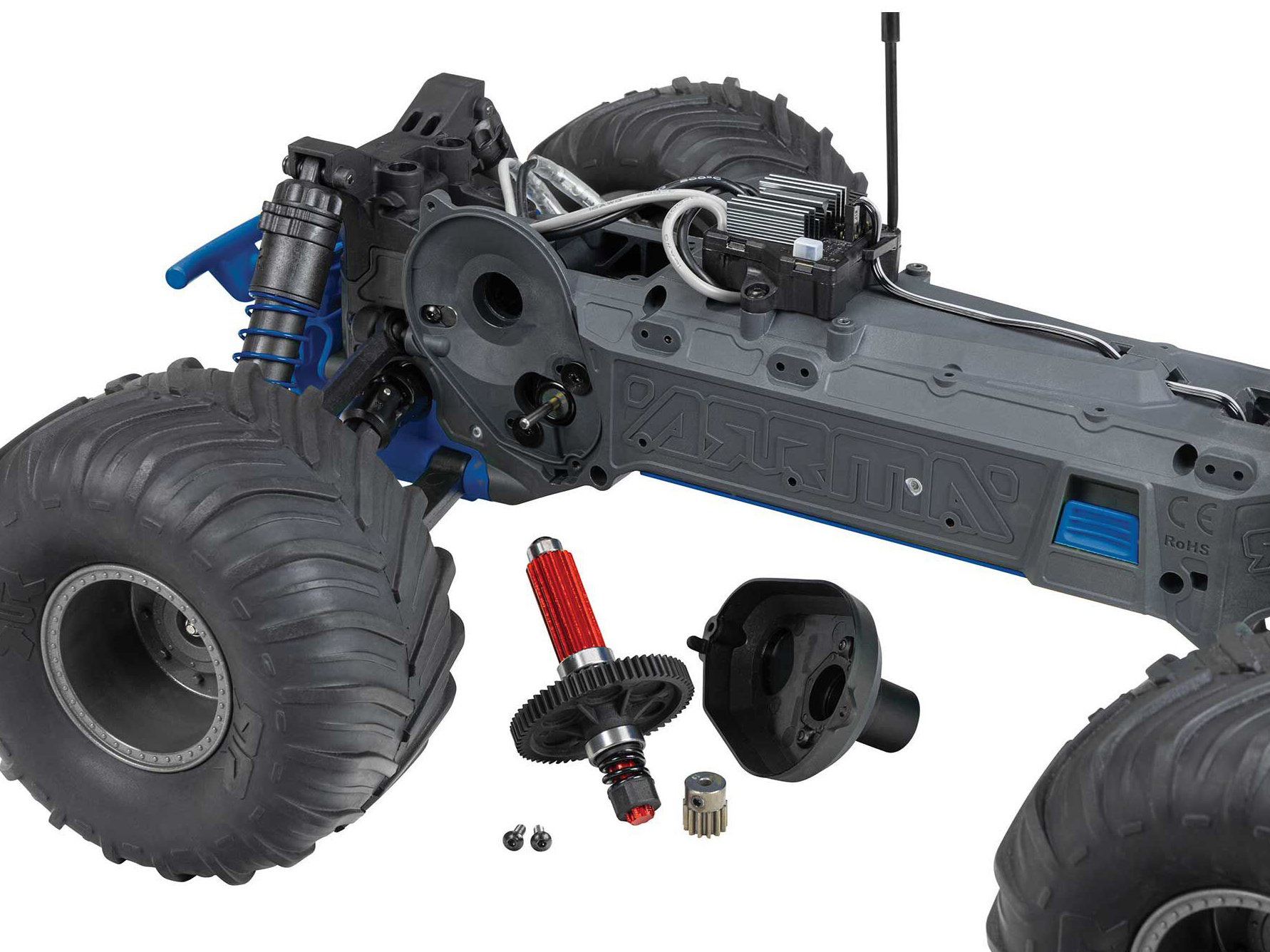 Arrma Gorgon MT RTR (no Battery/Charger) Blue-13