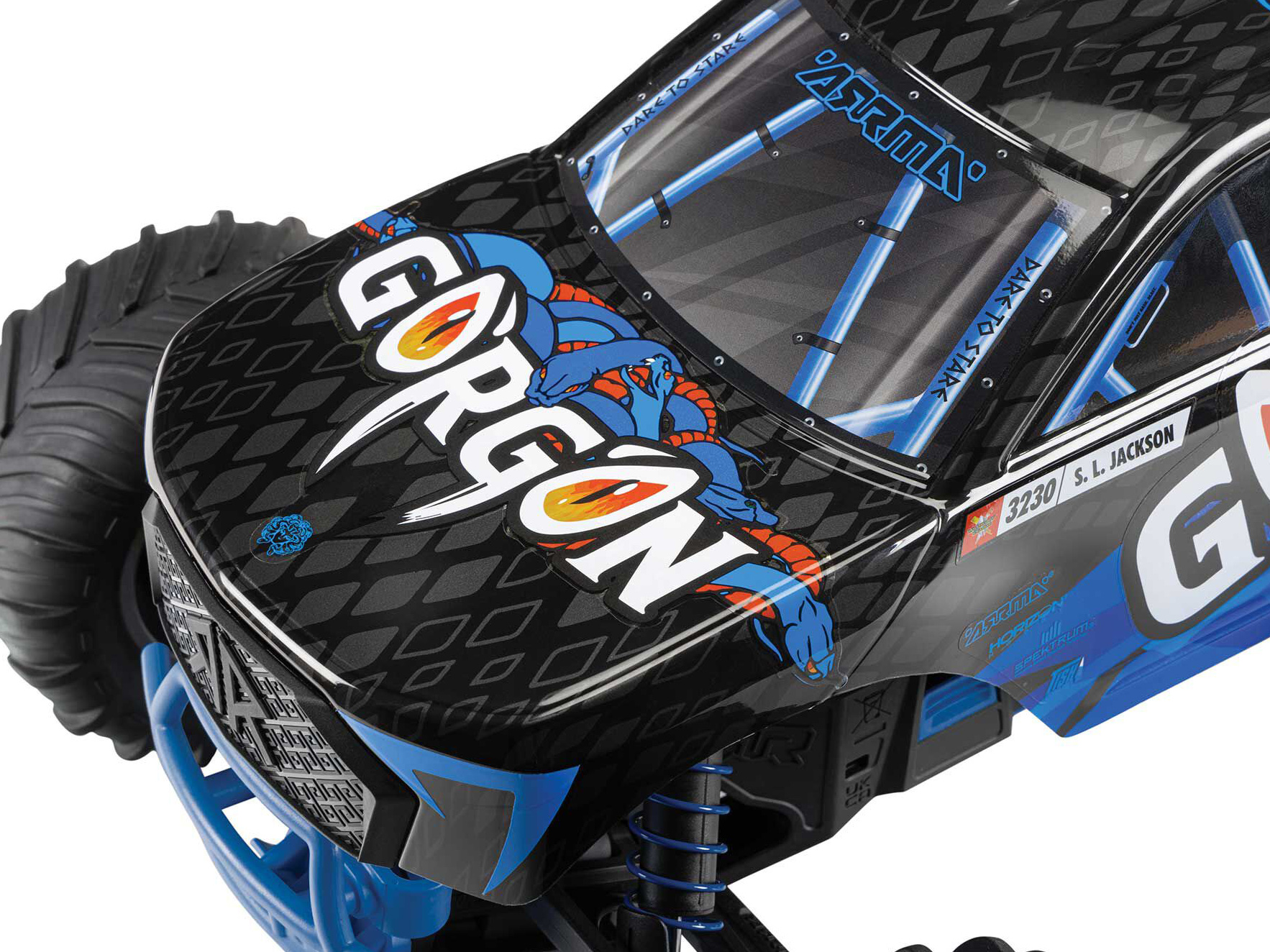 Arrma Gorgon MT RTR (no Battery/Charger) Blue-18