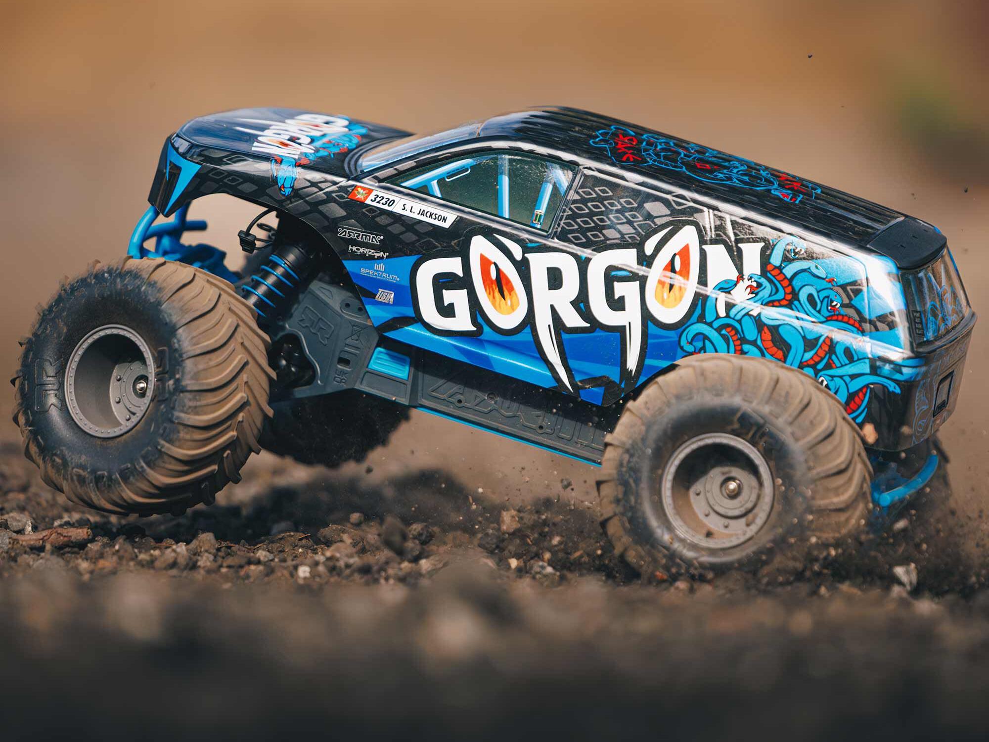 Arrma Gorgon MT RTR (no Battery/Charger) Blue-28
