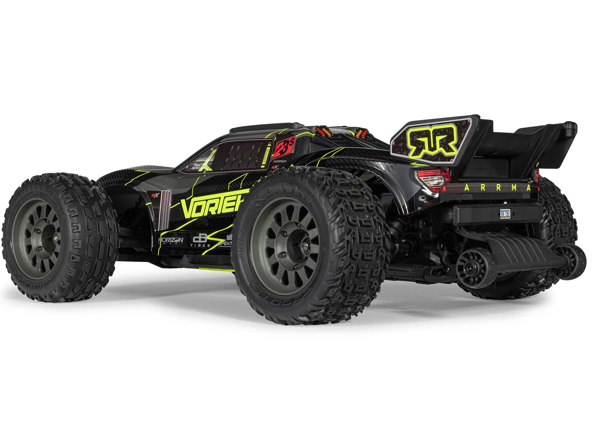 Arrma 1/10 VORTEKS 223S DSC 2WD RTR Brushless Stadium Truck, Yellow-3