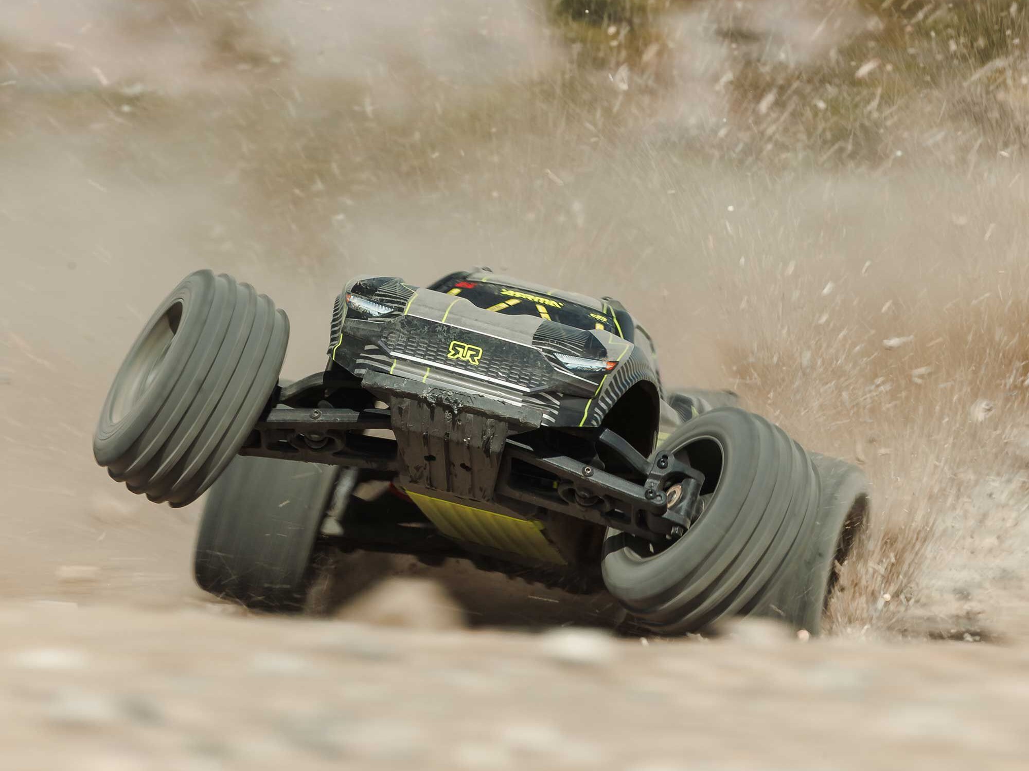 Arrma 1/10 VORTEKS 223S DSC 2WD RTR Brushless Stadium Truck, Yellow-23