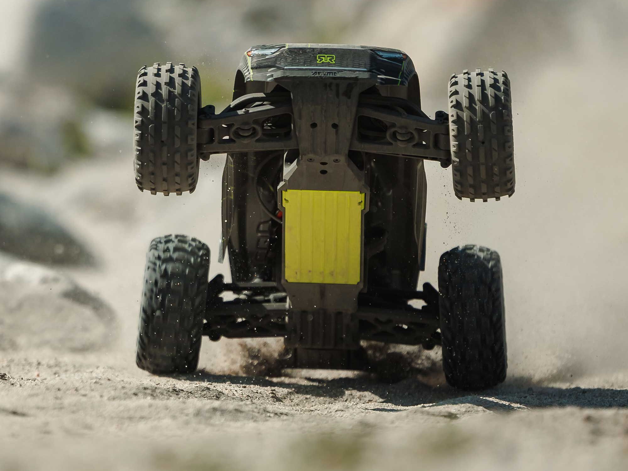 Arrma 1/10 VORTEKS 223S DSC 2WD RTR Brushless Stadium Truck, Yellow-25