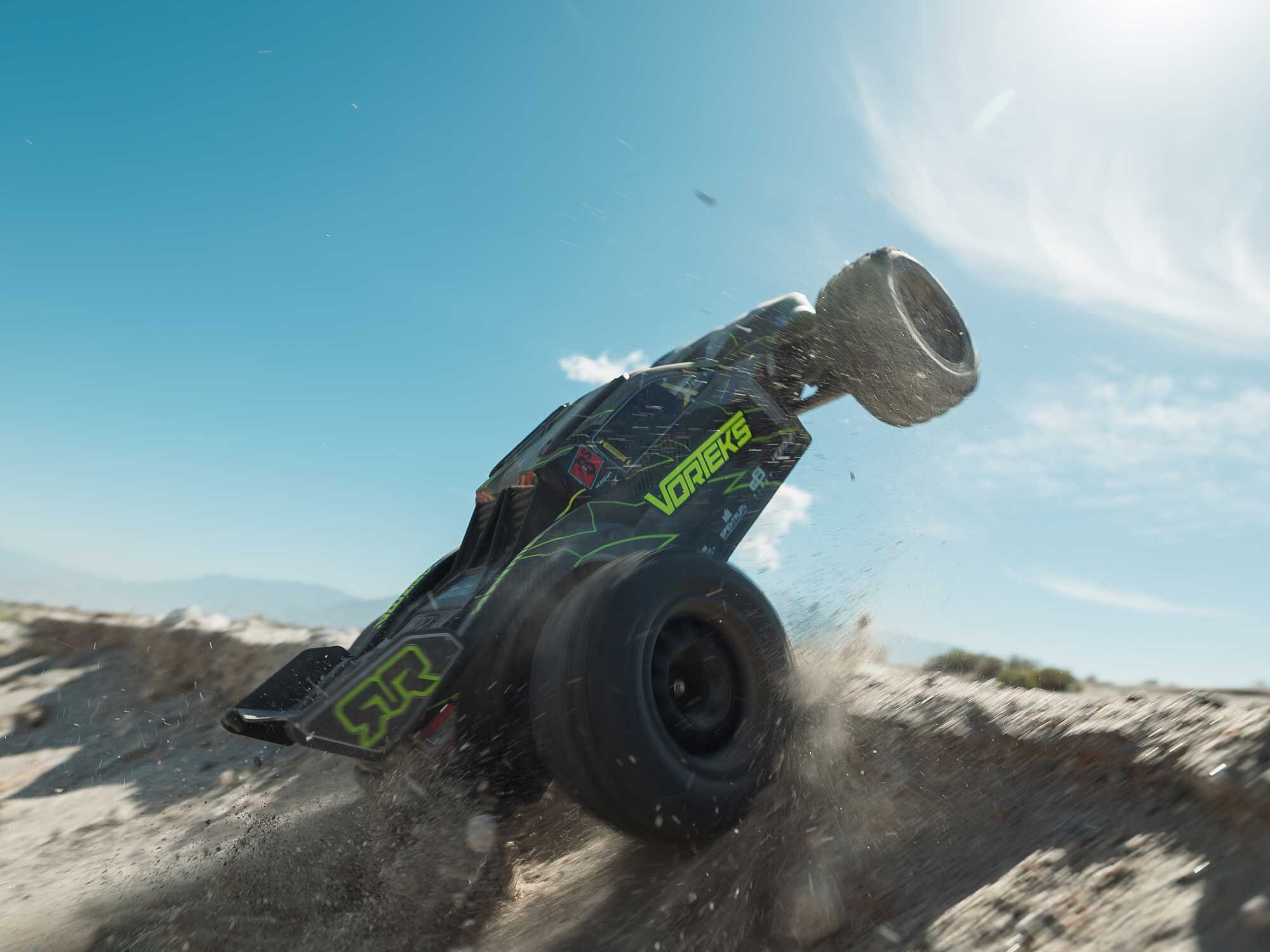 Arrma 1/10 VORTEKS 223S DSC 2WD RTR Brushless Stadium Truck, Yellow-26