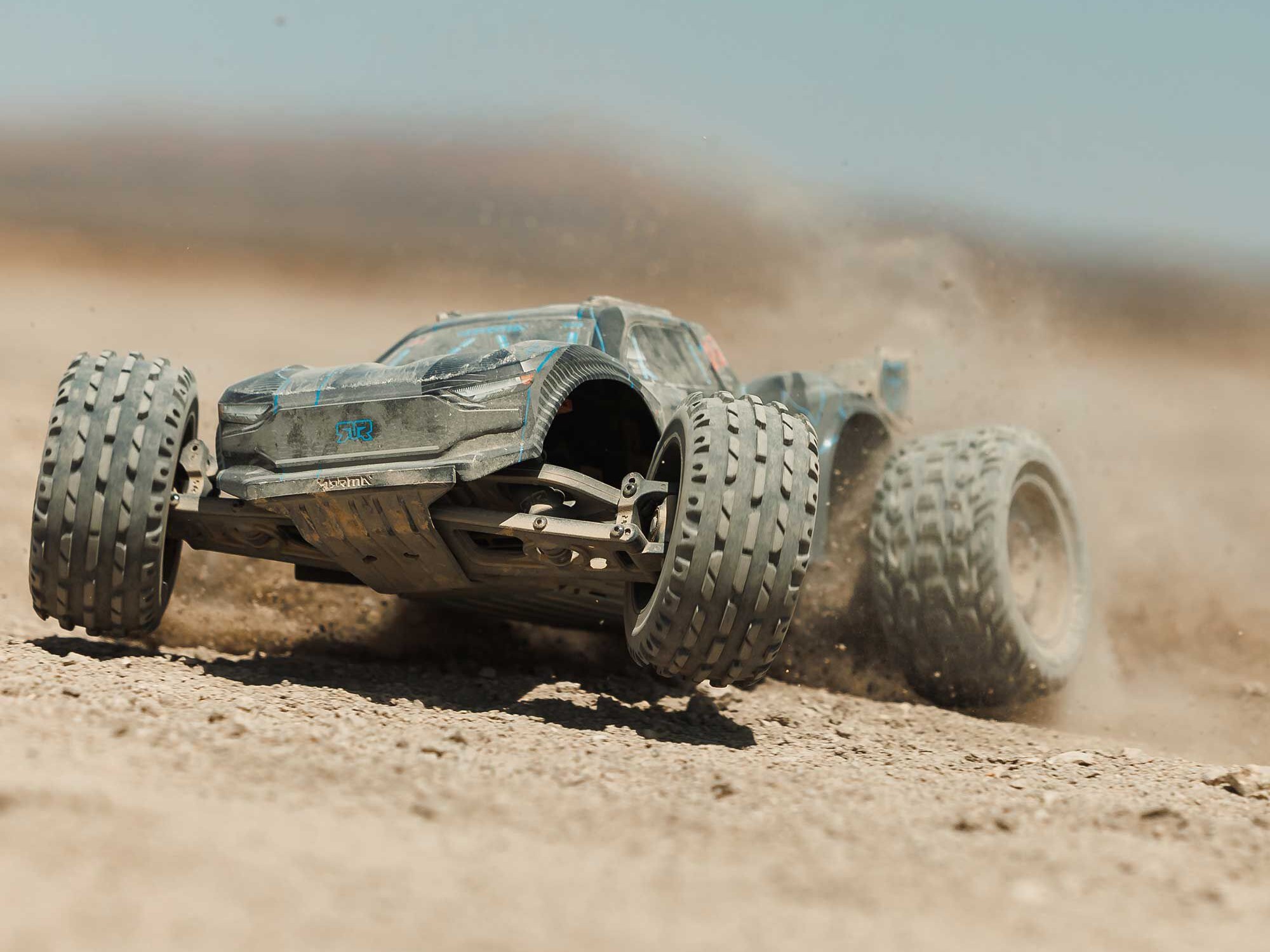 Arrma 1/10 VORTEKS 223S DSC 2WD RTR Brushless Stadium Truck, Blue-22