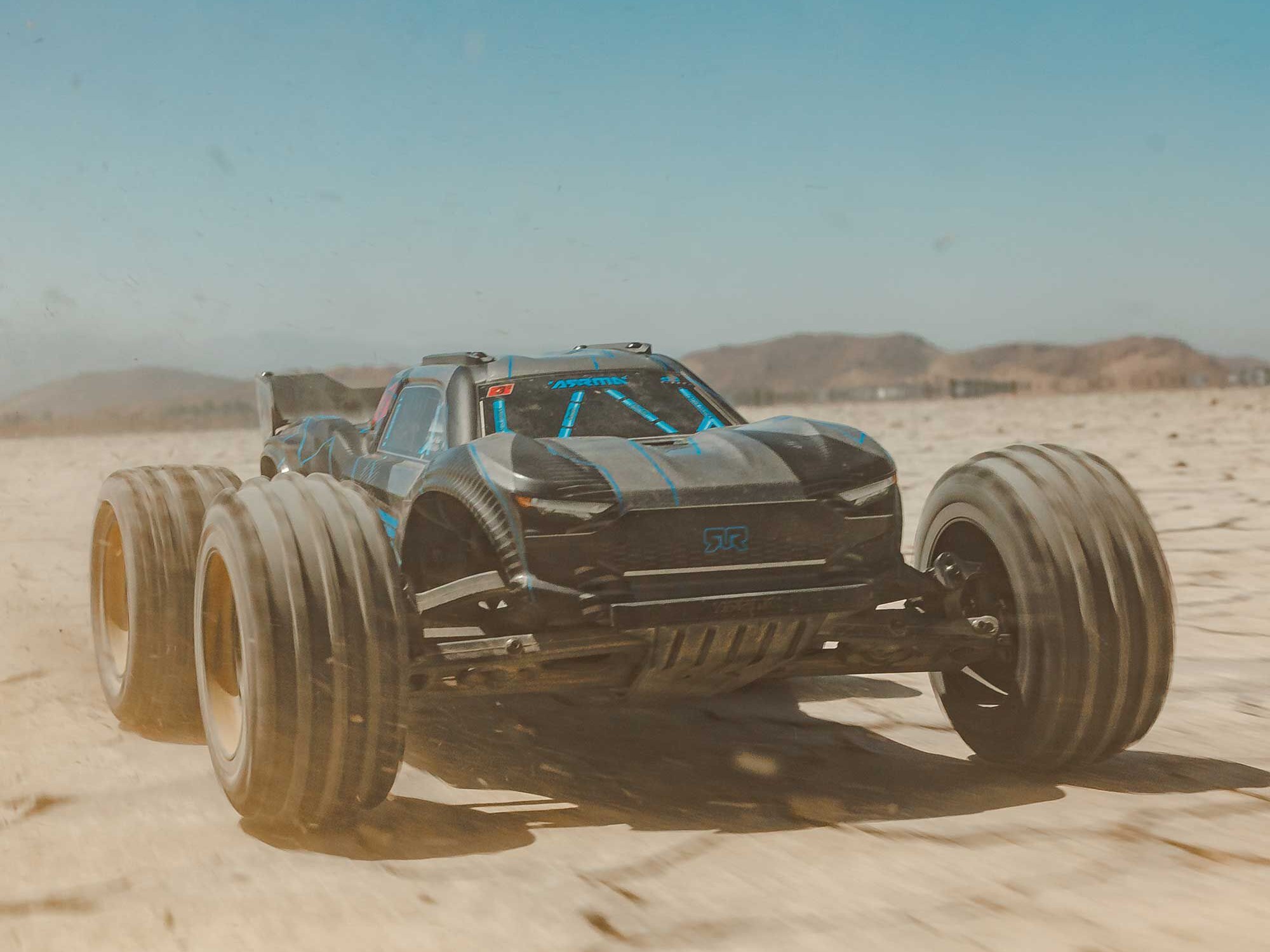 Arrma 1/10 VORTEKS 223S DSC 2WD RTR Brushless Stadium Truck, Blue-25