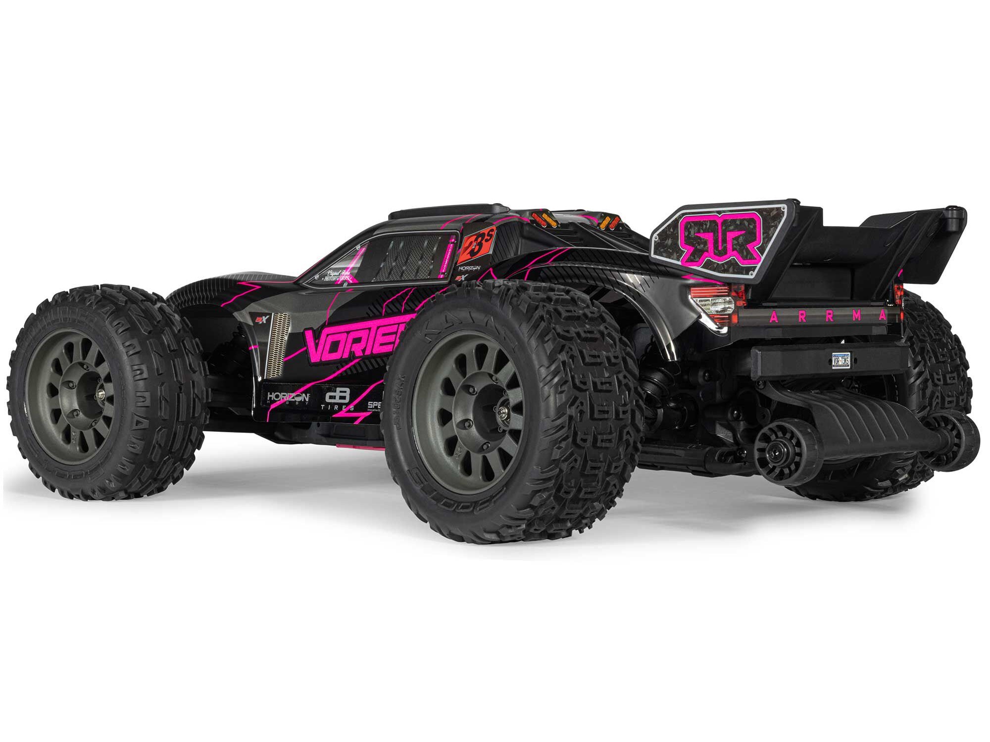 Arrma 1/10 VORTEKS 223S DSC 2WD RTR Brushless Stadium Truck, Pink-3