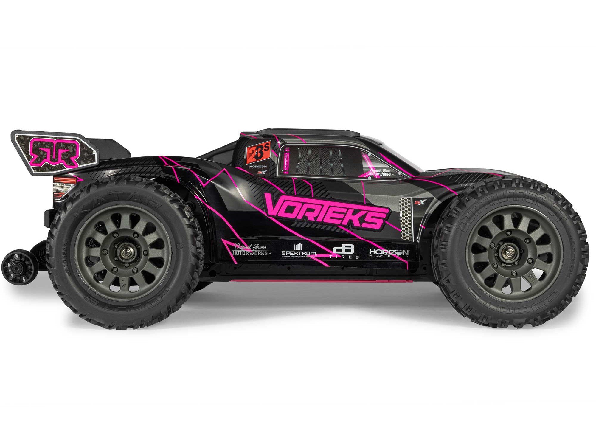 Arrma 1/10 VORTEKS 223S DSC 2WD RTR Brushless Stadium Truck, Pink-5