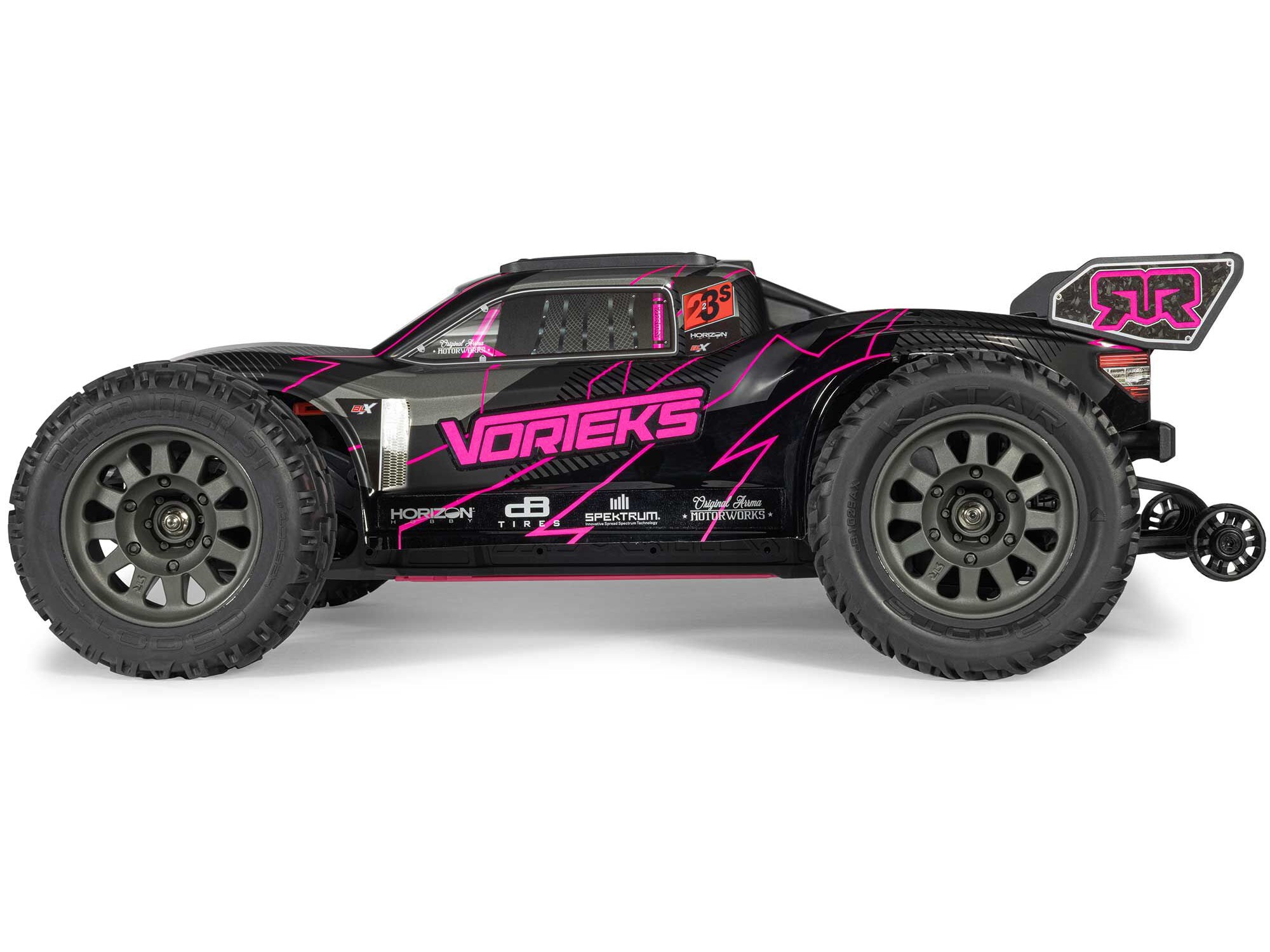 Arrma 1/10 VORTEKS 223S DSC 2WD RTR Brushless Stadium Truck, Pink-7
