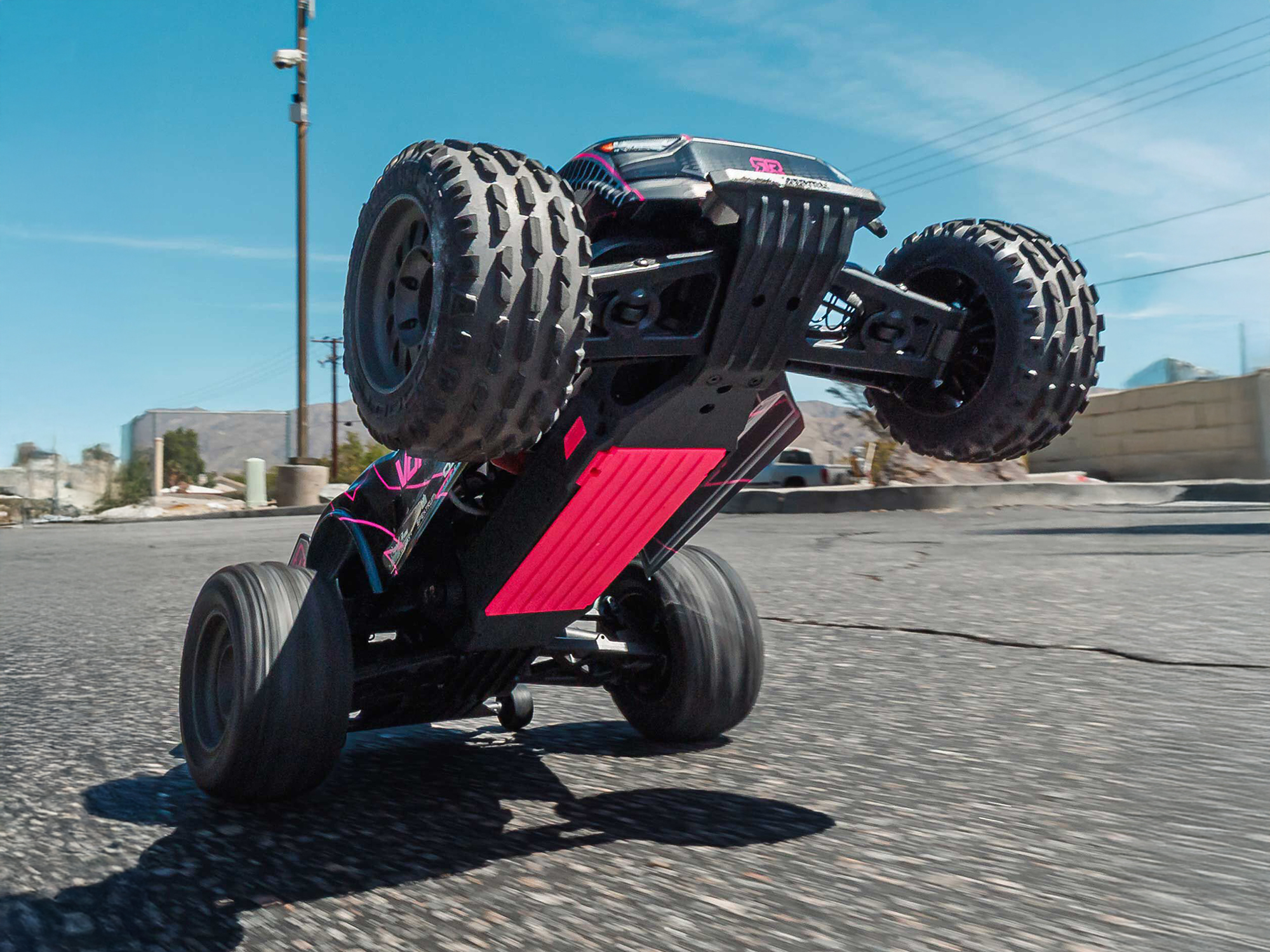 Arrma 1/10 VORTEKS 223S DSC 2WD RTR Brushless Stadium Truck, Pink-26