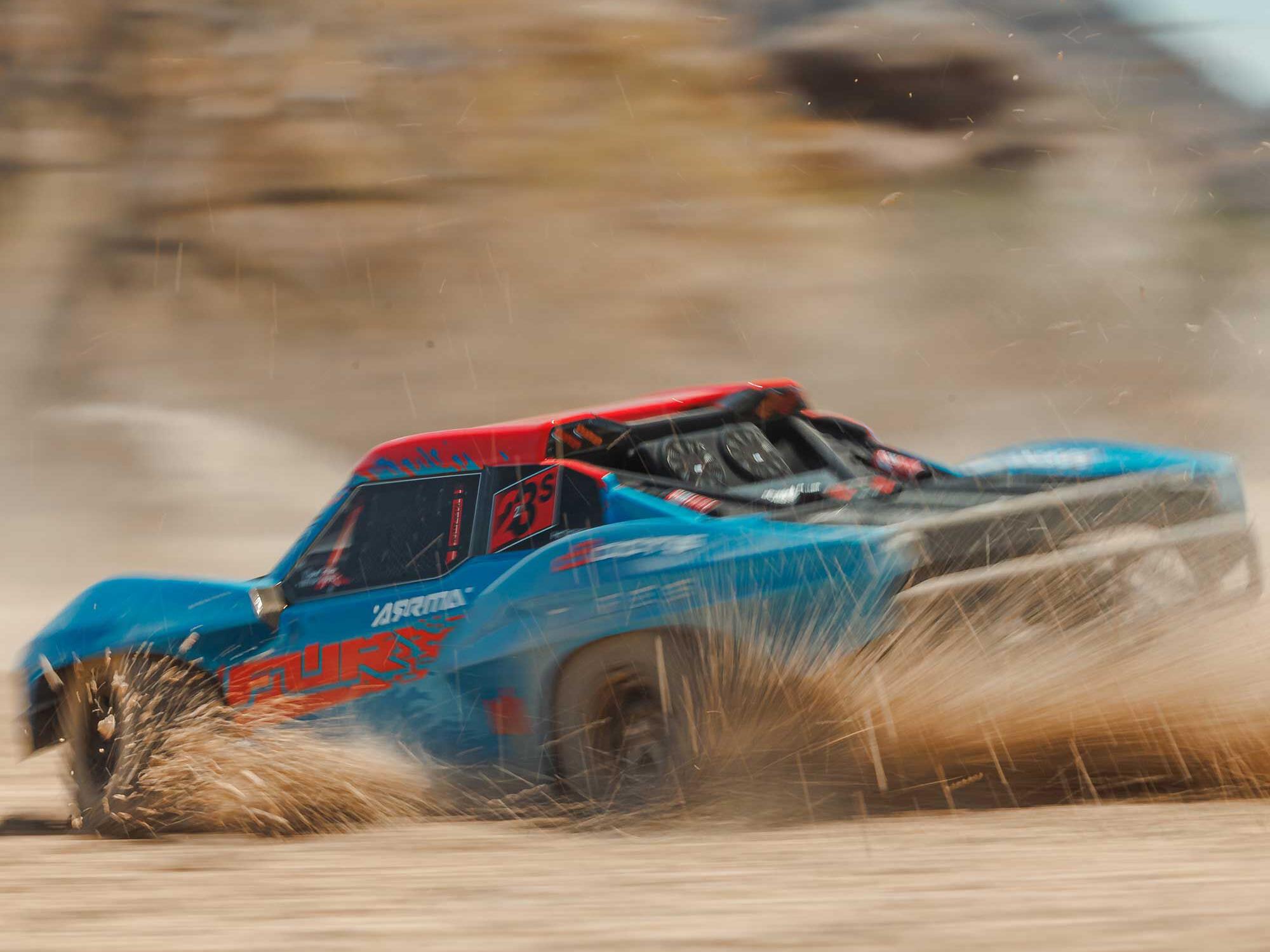 Arrma Fury 223S BLX Brushless 2WD Short Course Truck RTR with DSC 1/10 - Blue-21