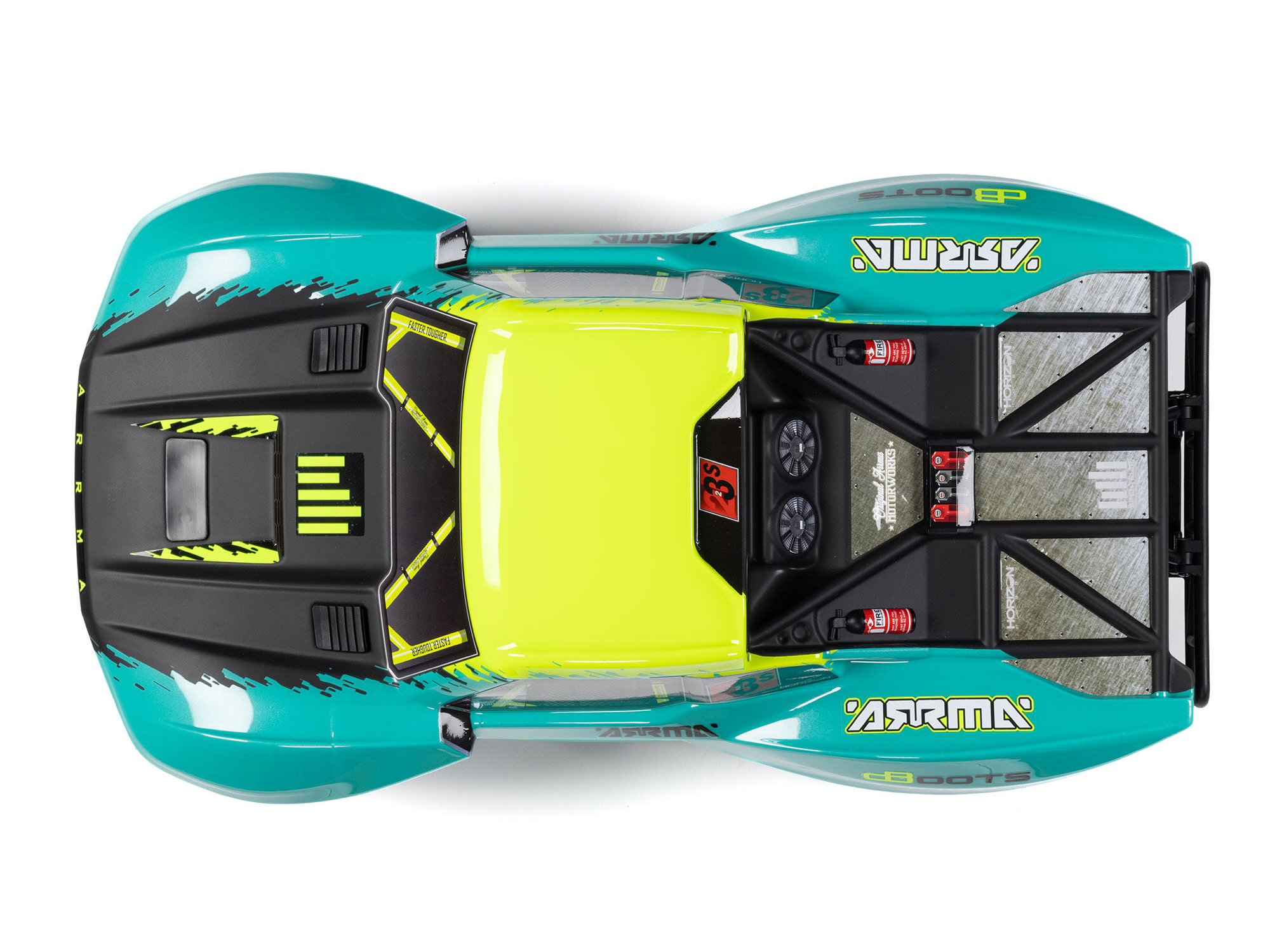 Arrma Fury 223S BLX Brushless 2WD Short Course Truck RTR with DSC 1/10 - Green-14