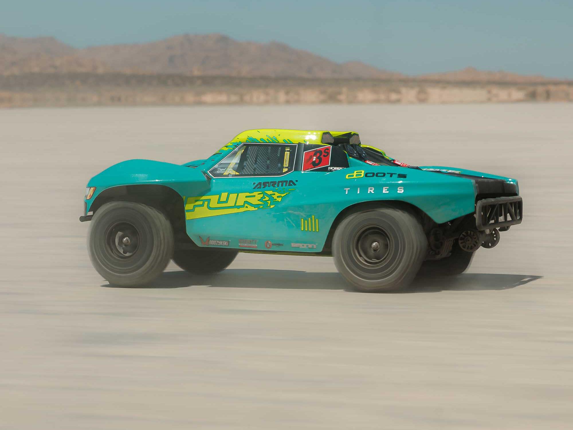 Arrma Fury 223S BLX Brushless 2WD Short Course Truck RTR with DSC 1/10 - Green-22