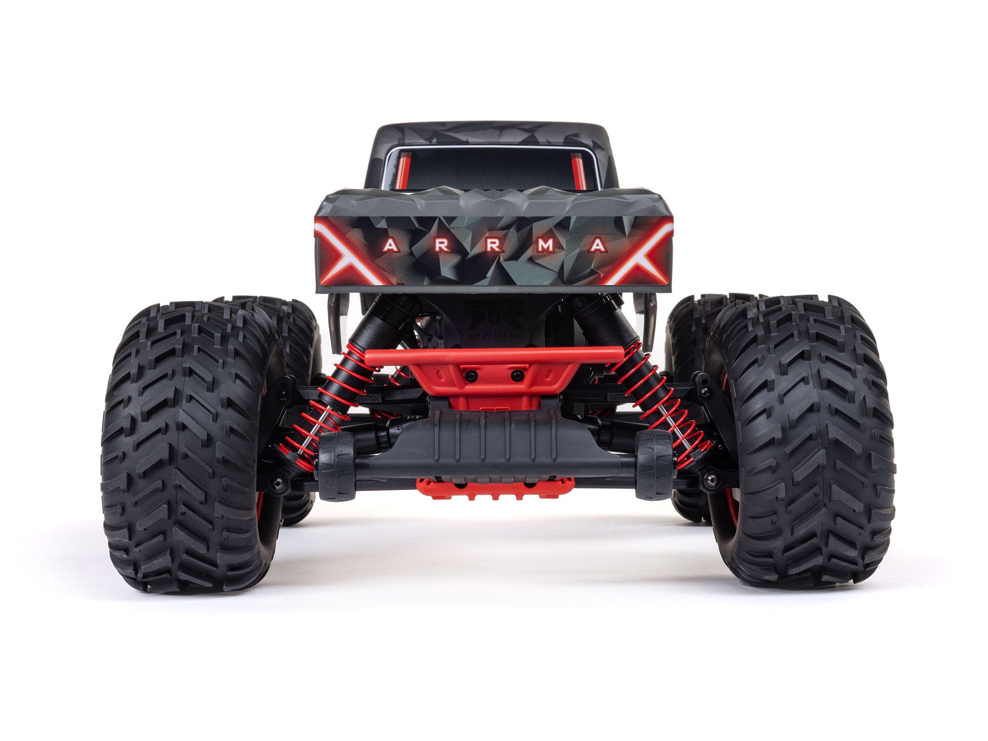 Arrma 1/10 QUAKE 223S DSC 2WD RTR Brushless Monster Truck, Red-12
