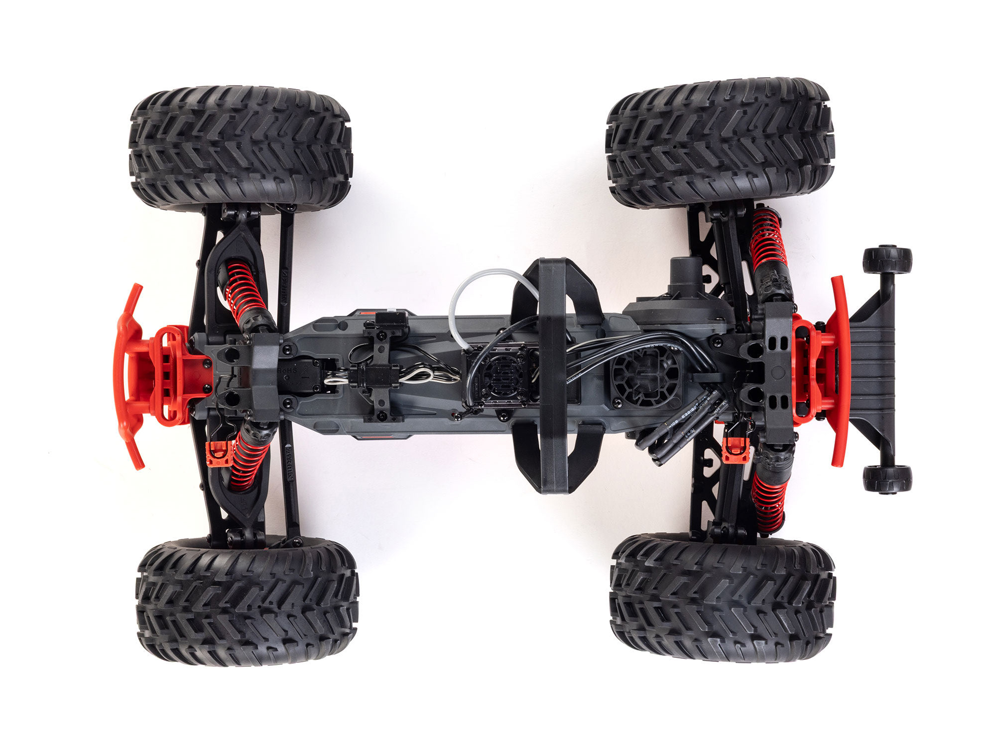 Arrma 1/10 QUAKE 223S DSC 2WD RTR Brushless Monster Truck, Red-14