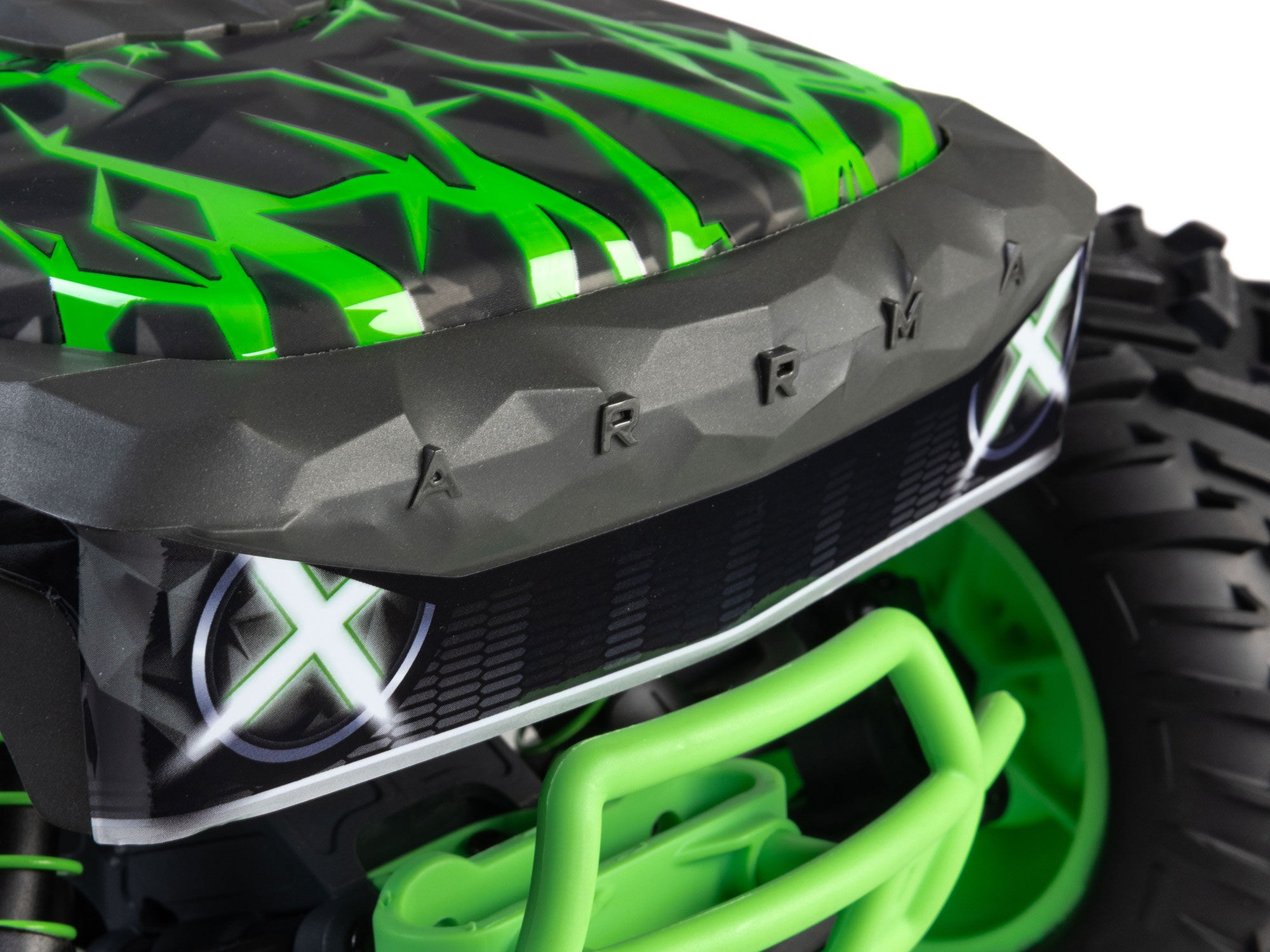 1/10 QUAKE 223S DSC 2WD RTR Brushless Monster Truck, Green-12