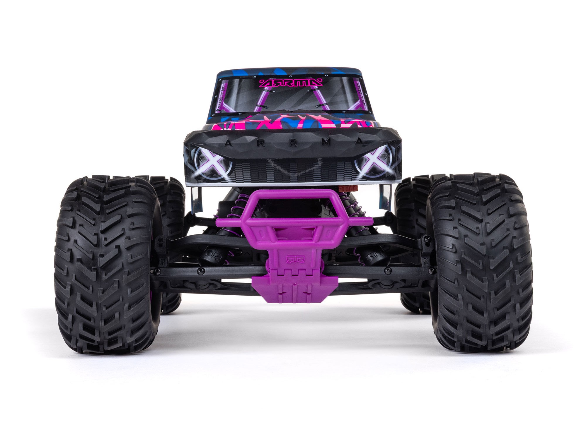 Arrma 1/10 QUAKE 223S DSC 2WD RTR Brushless Monster Truck, Purple-11