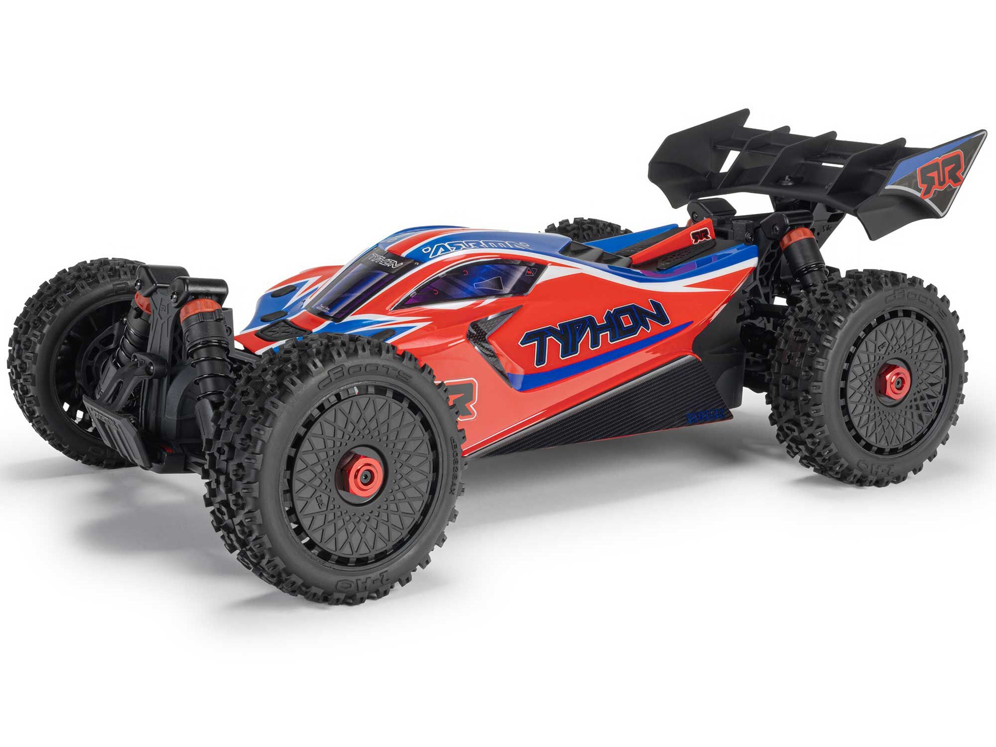 Arrma 1/8 TYPHON MEGA 665 4X4 RTR Buggy Red-6