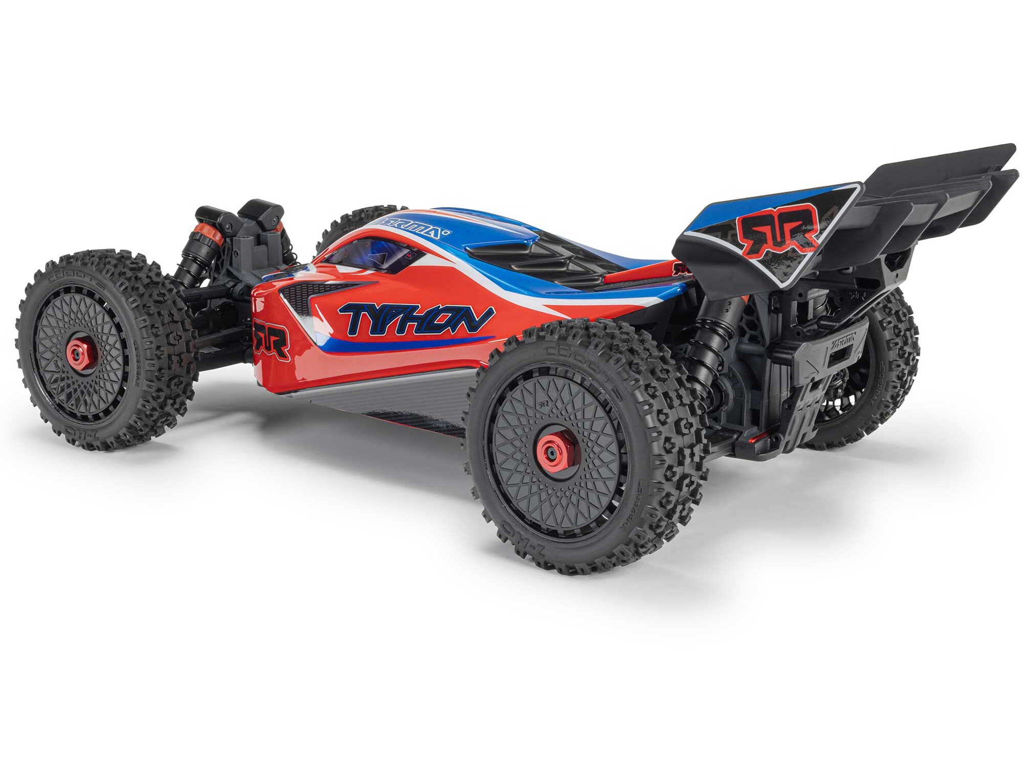 Arrma 1/8 TYPHON MEGA 665 4X4 RTR Buggy Red-7
