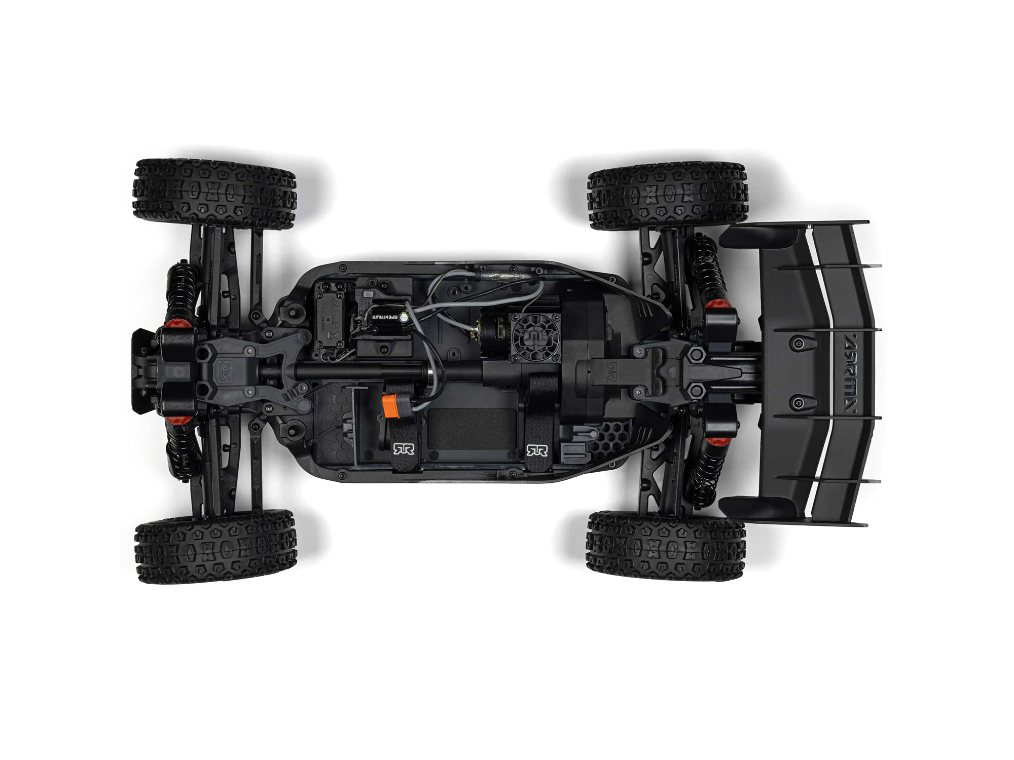 Arrma 1/8 TYPHON MEGA 665 4X4 RTR Buggy Red-11