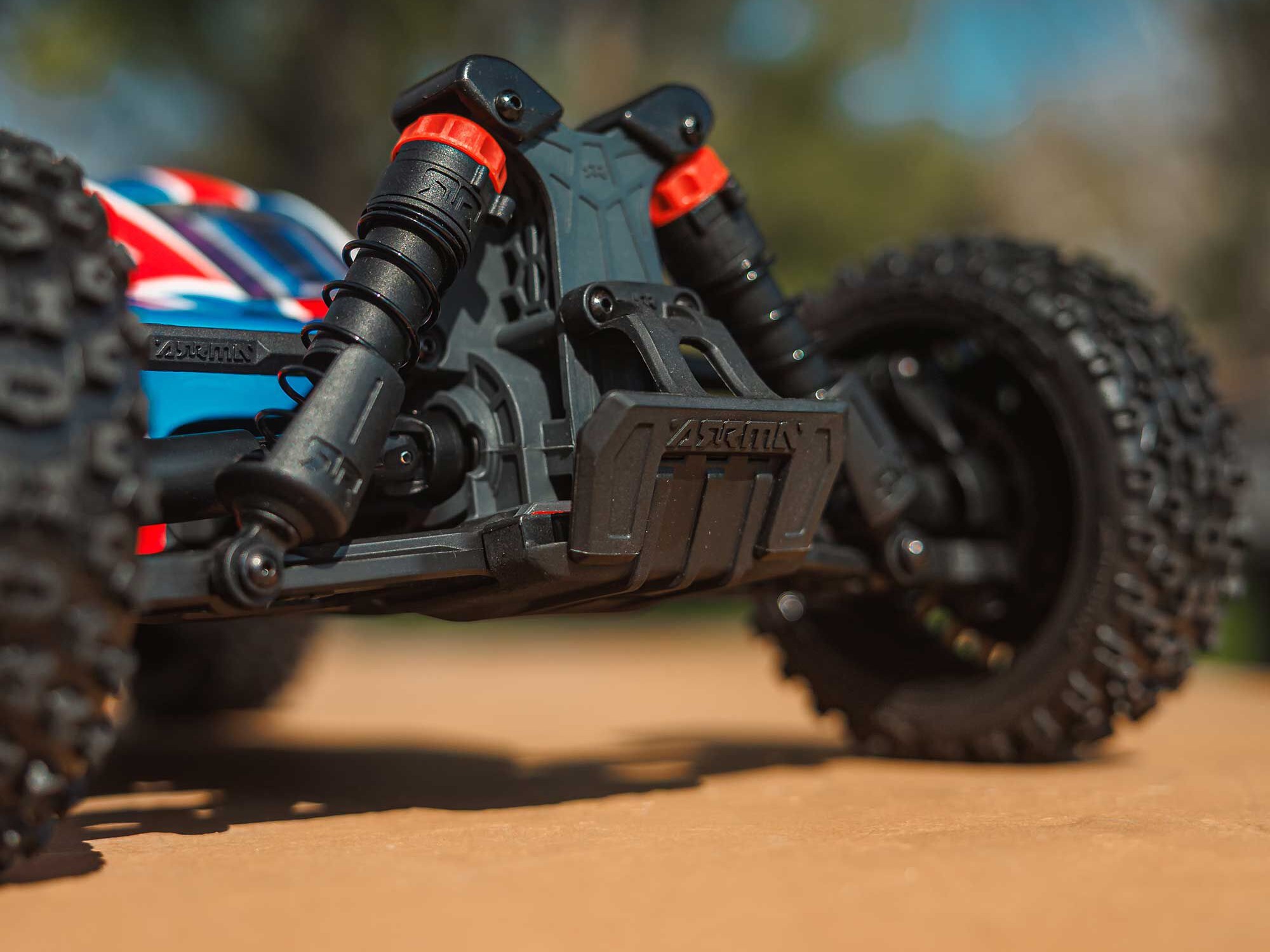 Arrma 1/8 TYPHON MEGA 665 4X4 RTR Buggy Red-21