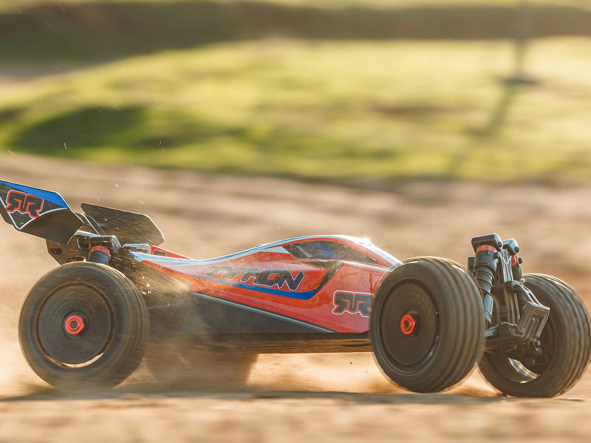 Arrma 1/8 TYPHON MEGA 665 4X4 RTR Buggy Red-25