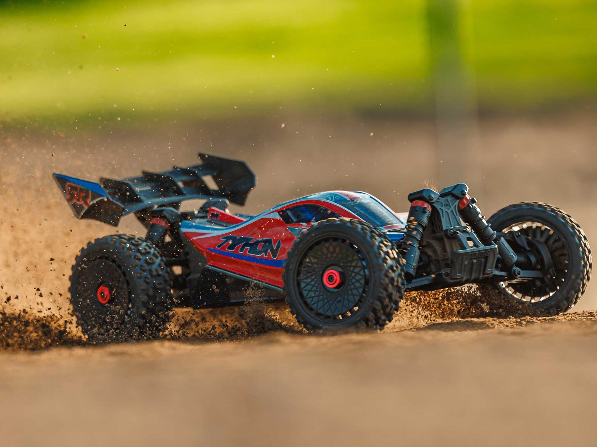 Arrma 1/8 TYPHON MEGA 665 4X4 RTR Buggy Red-27