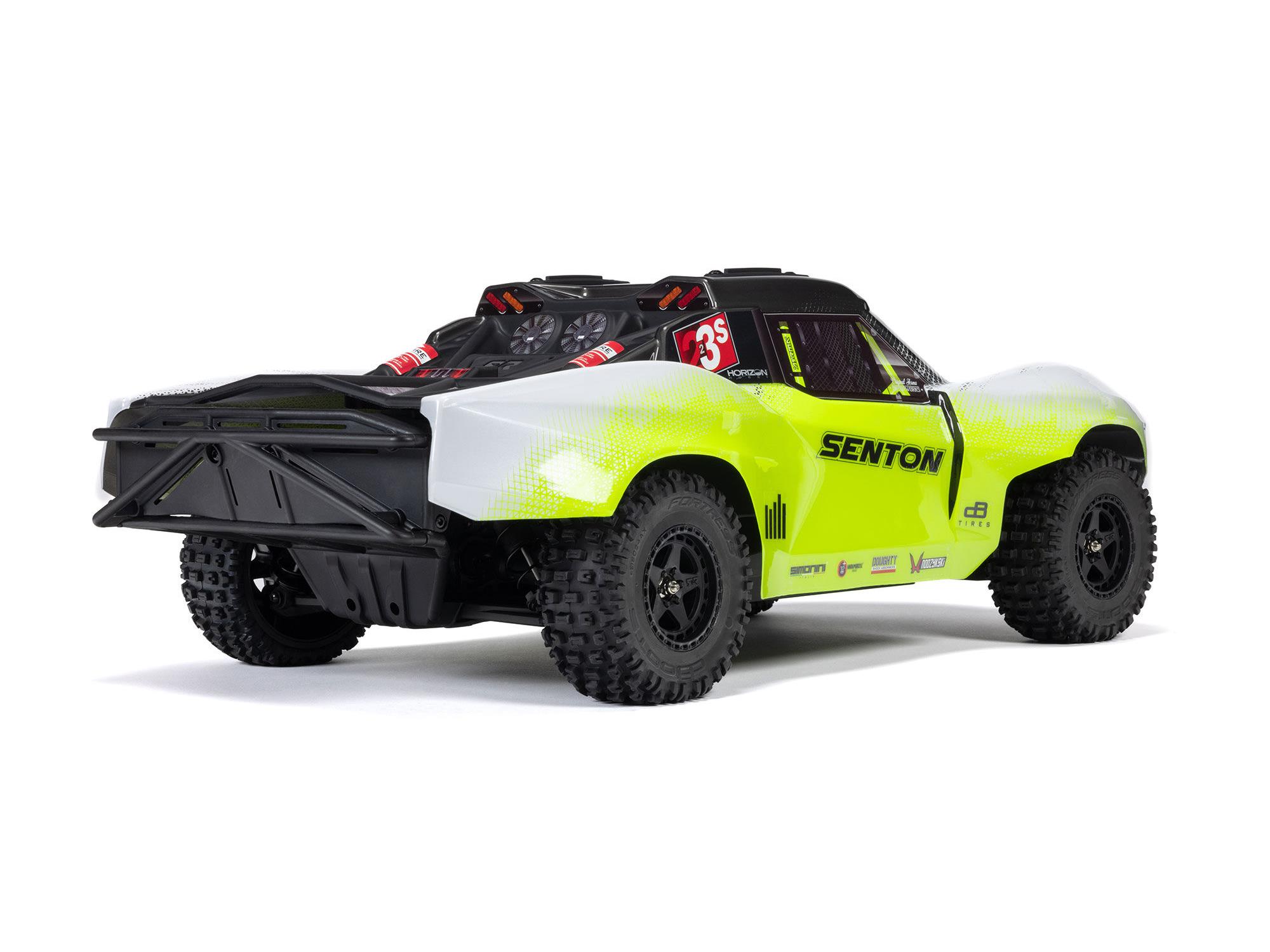 Arrma Senton 223S BLX Brushless 4X4 Short Course Truck RTR with DSC 1/10 - Yellow-17