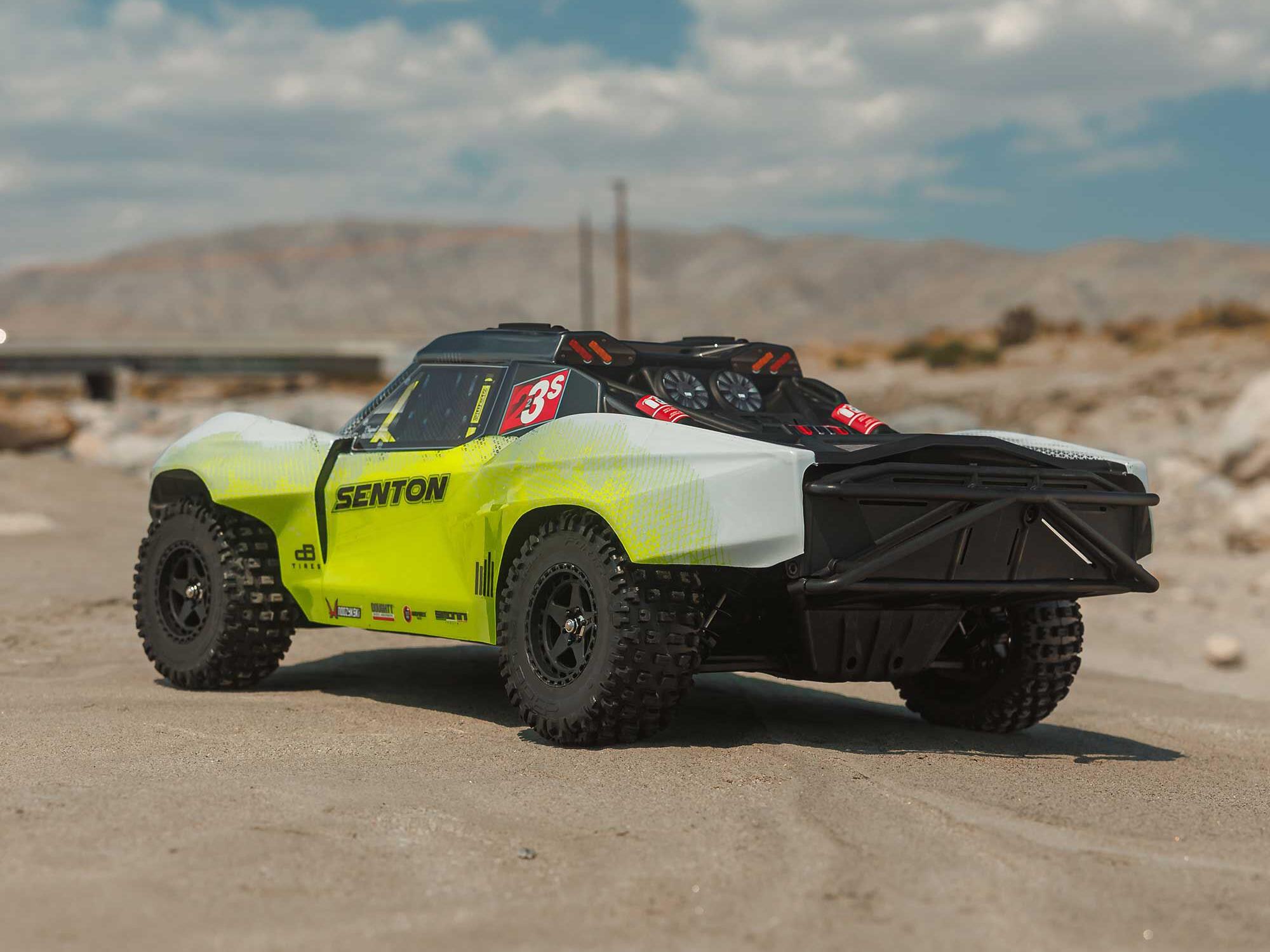 Arrma Senton 223S BLX Brushless 4X4 Short Course Truck RTR with DSC 1/10 - Yellow-32