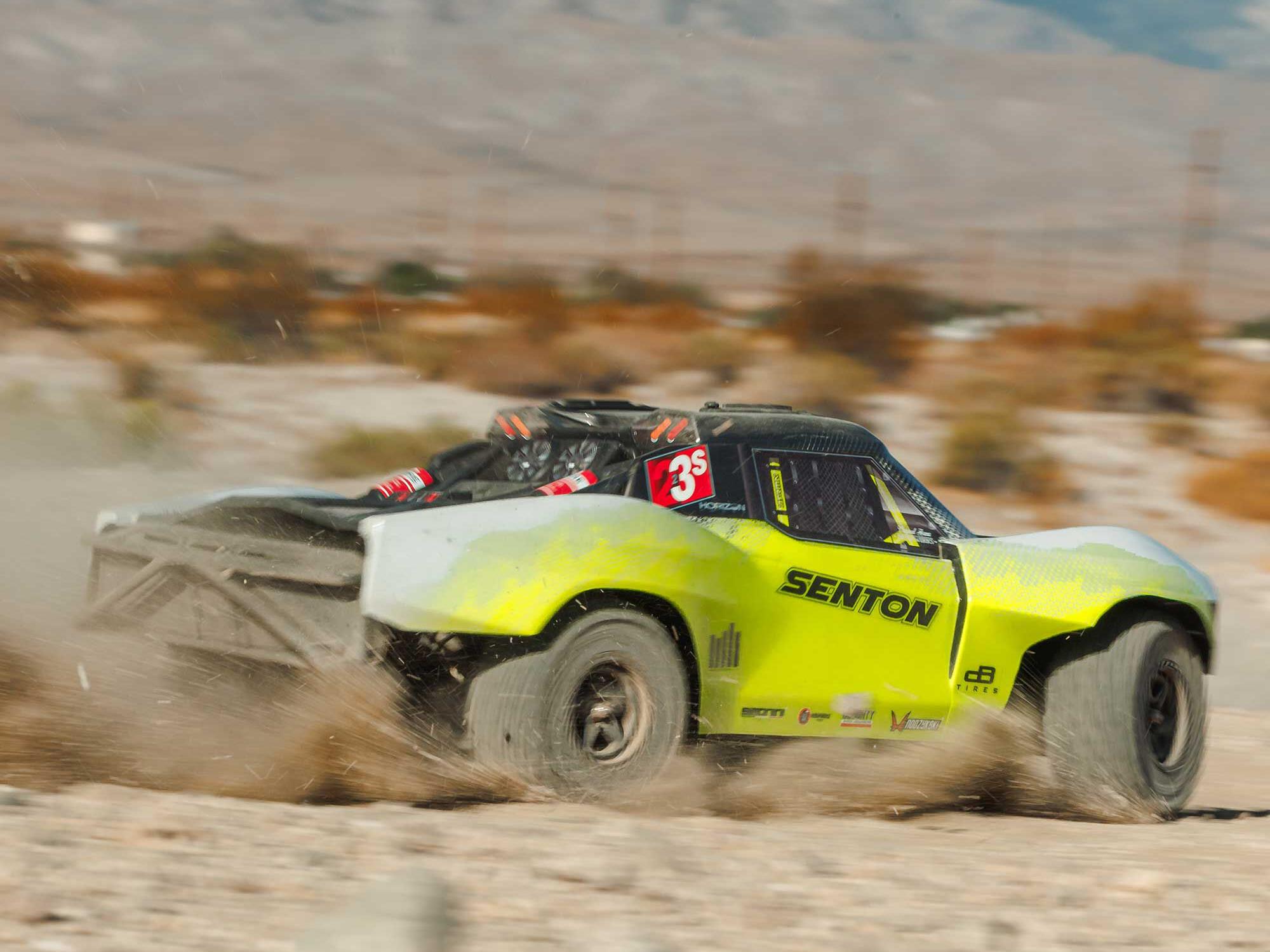 Arrma Senton 223S BLX Brushless 4X4 Short Course Truck RTR with DSC 1/10 - Yellow-39