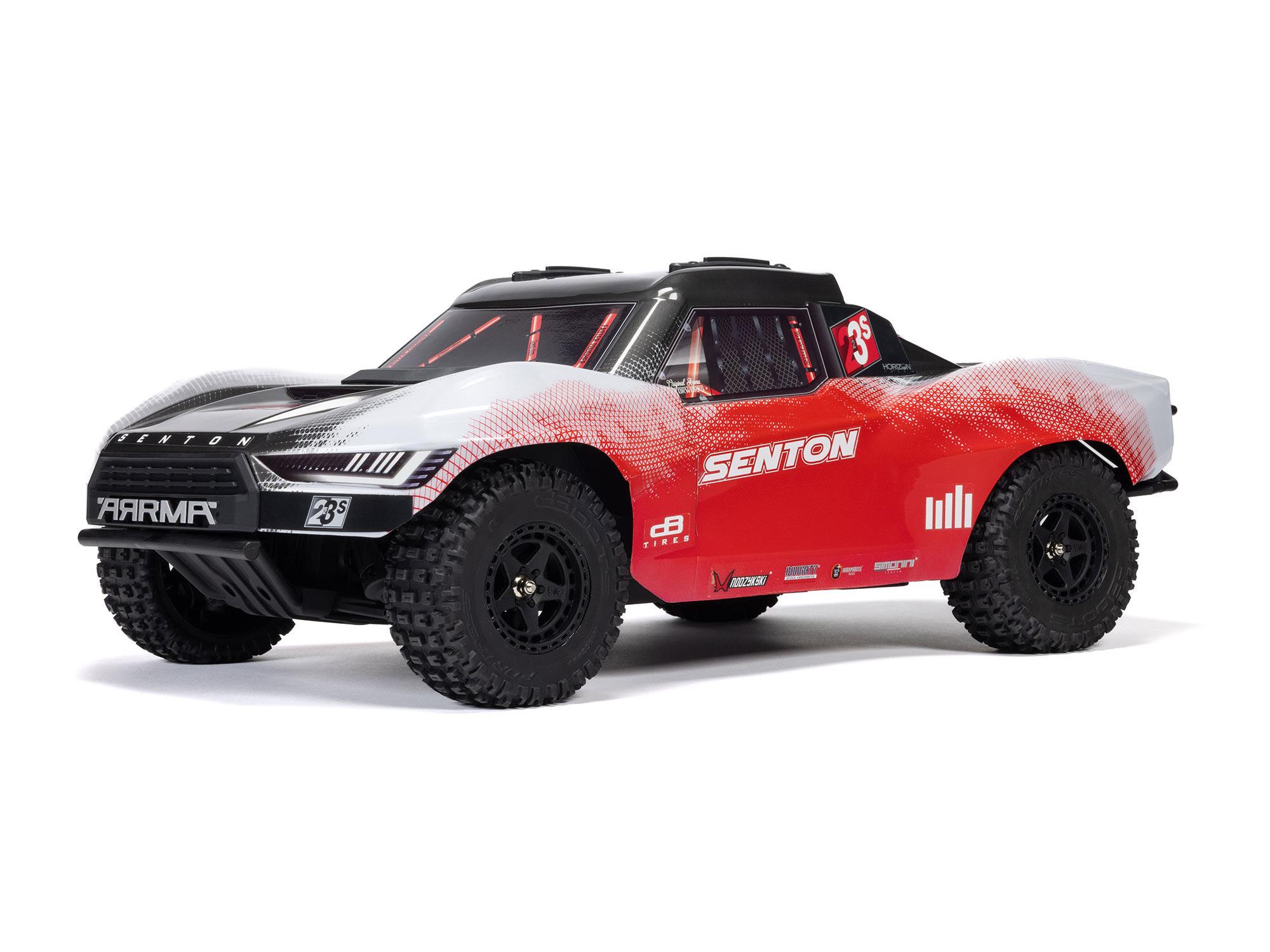 Arrma Senton 223S BLX Brushless 4X4 Short Course Truck RTR with DSC 1/10 - Red-13