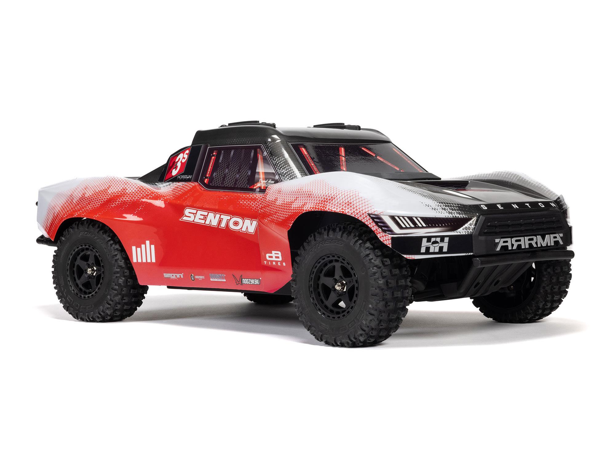 Arrma Senton 223S BLX Brushless 4X4 Short Course Truck RTR with DSC 1/10 - Red-14