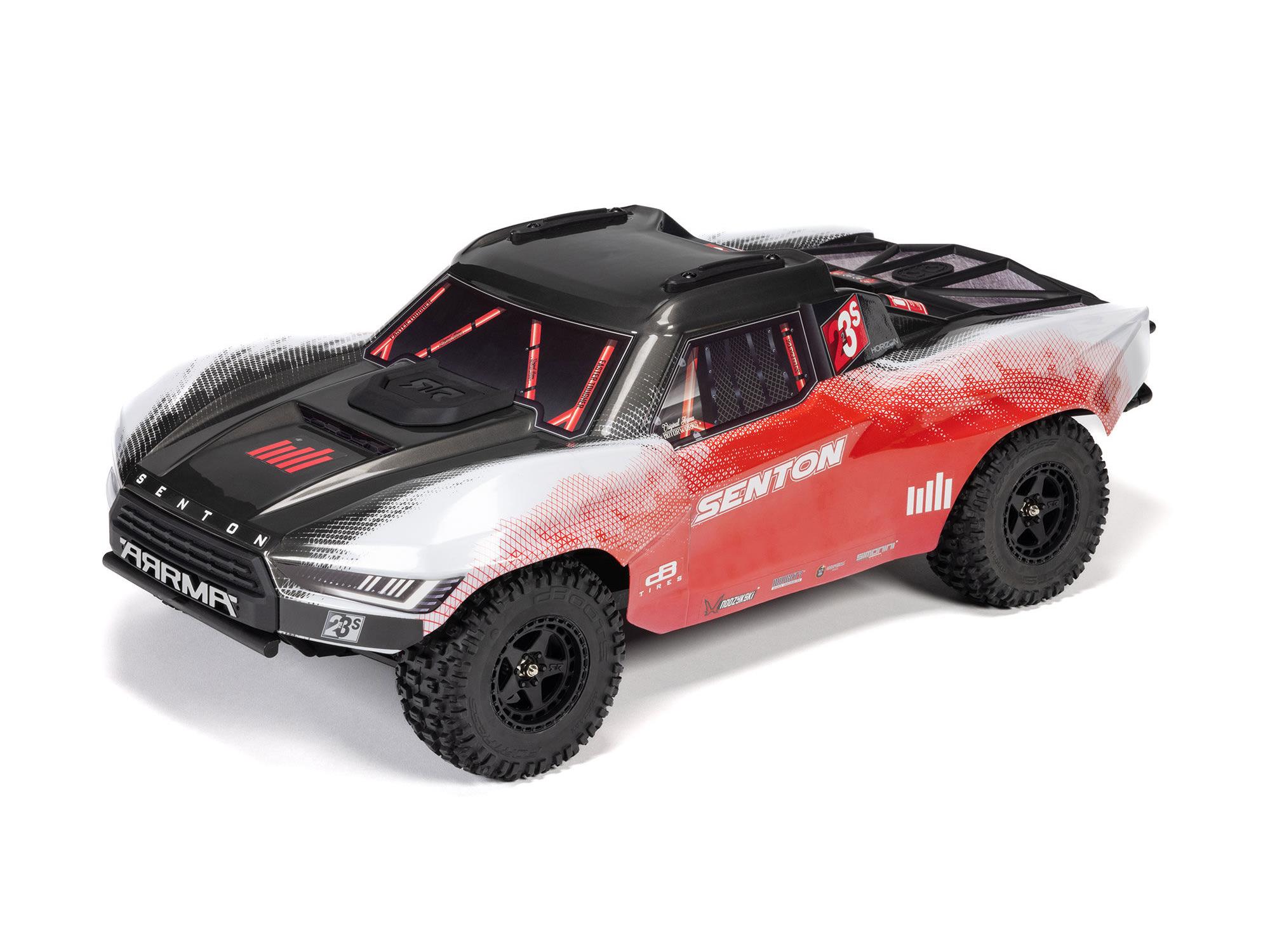 Arrma Senton 223S BLX Brushless 4X4 Short Course Truck RTR with DSC 1/10 - Red-16