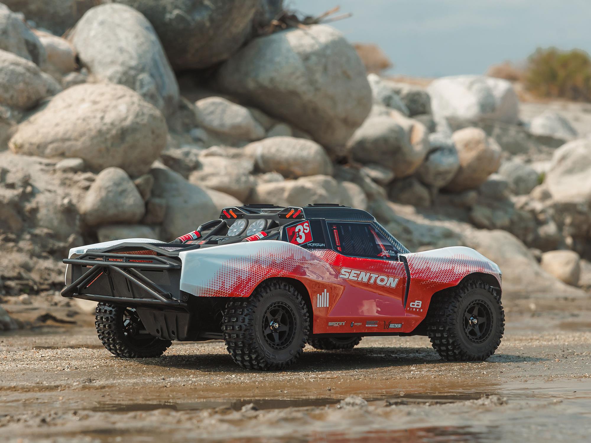 Arrma Senton 223S BLX Brushless 4X4 Short Course Truck RTR with DSC 1/10 - Red-29