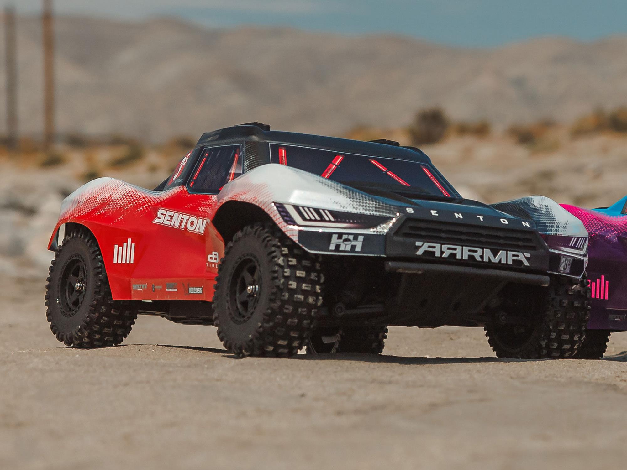 Arrma Senton 223S BLX Brushless 4X4 Short Course Truck RTR with DSC 1/10 - Red-31