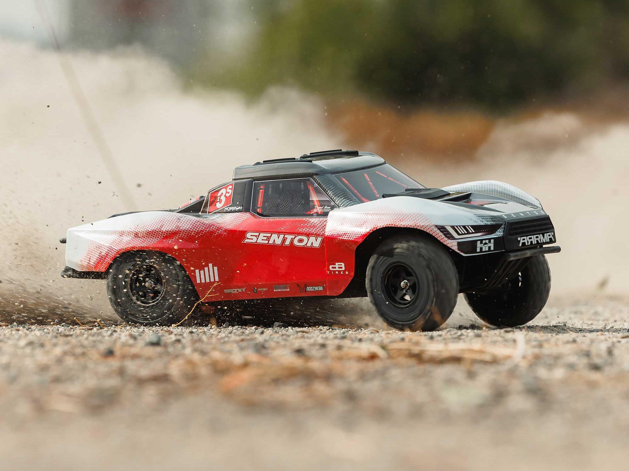 Arrma Senton 223S BLX Brushless 4X4 Short Course Truck RTR with DSC 1/10 - Red-32