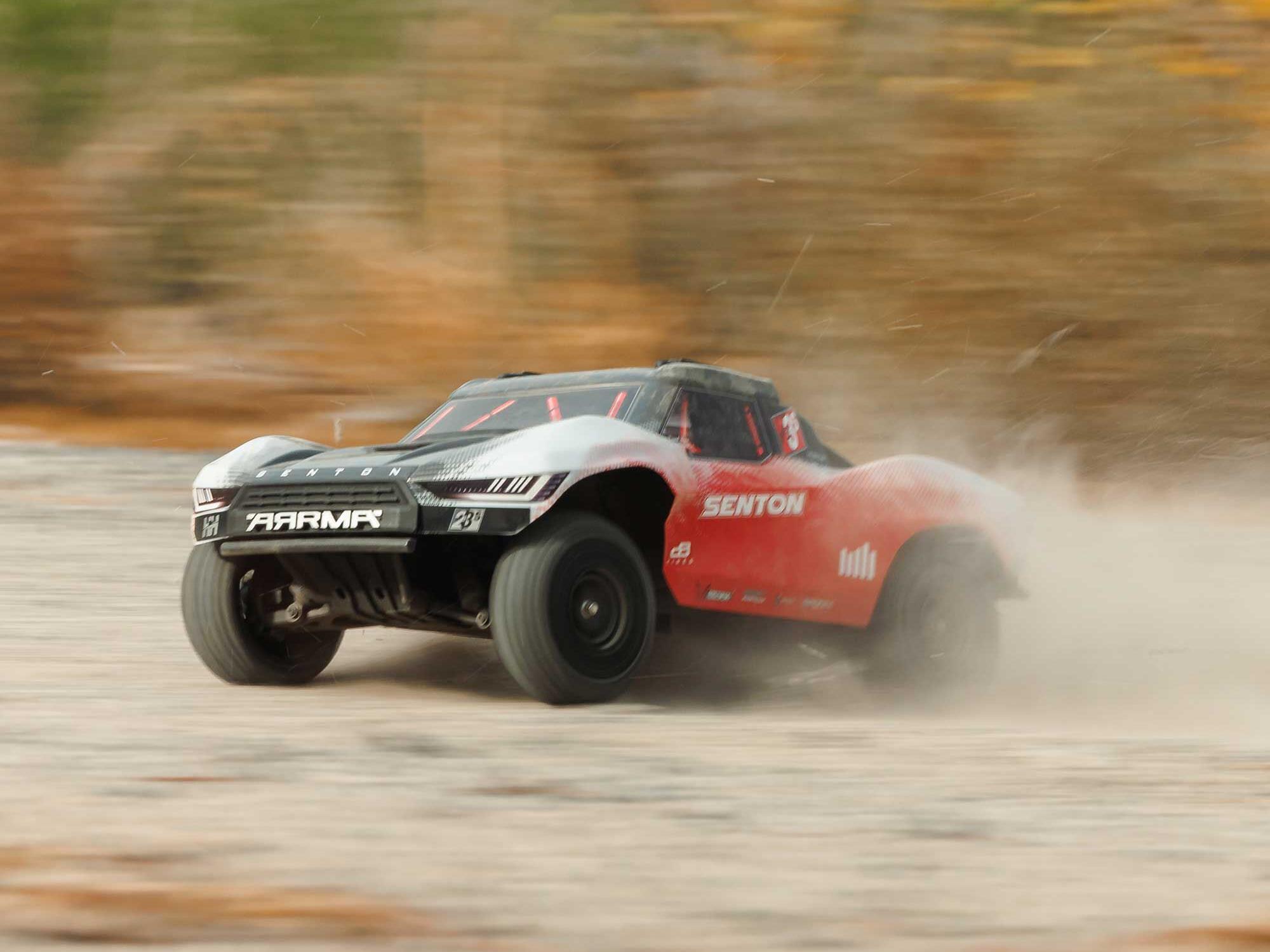 Arrma Senton 223S BLX Brushless 4X4 Short Course Truck RTR with DSC 1/10 - Red-35