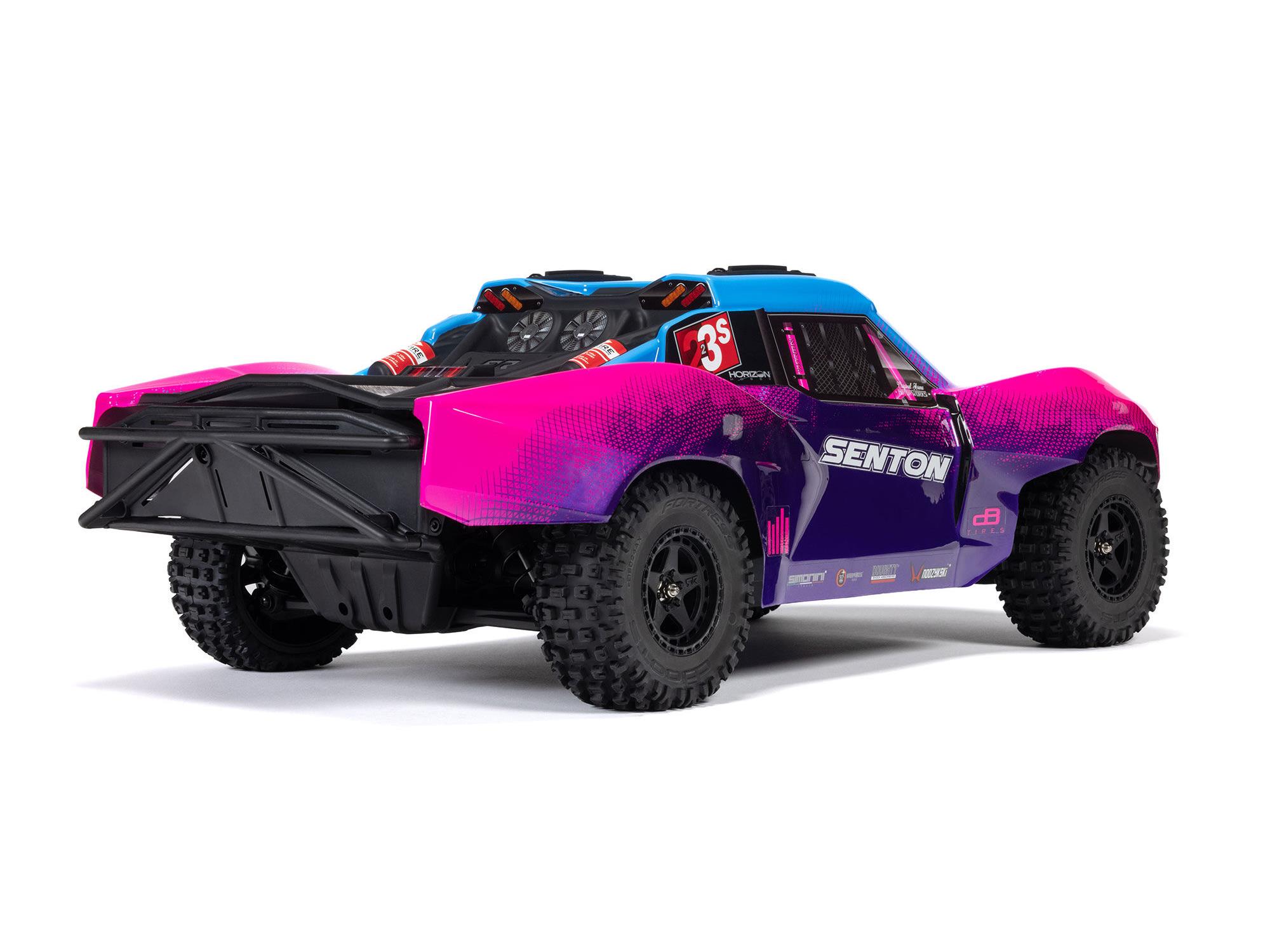 Arrma Senton 223S BLX Brushless 4X4 Short Course Truck RTR with DSC 1/10 - Blue/Purple-16