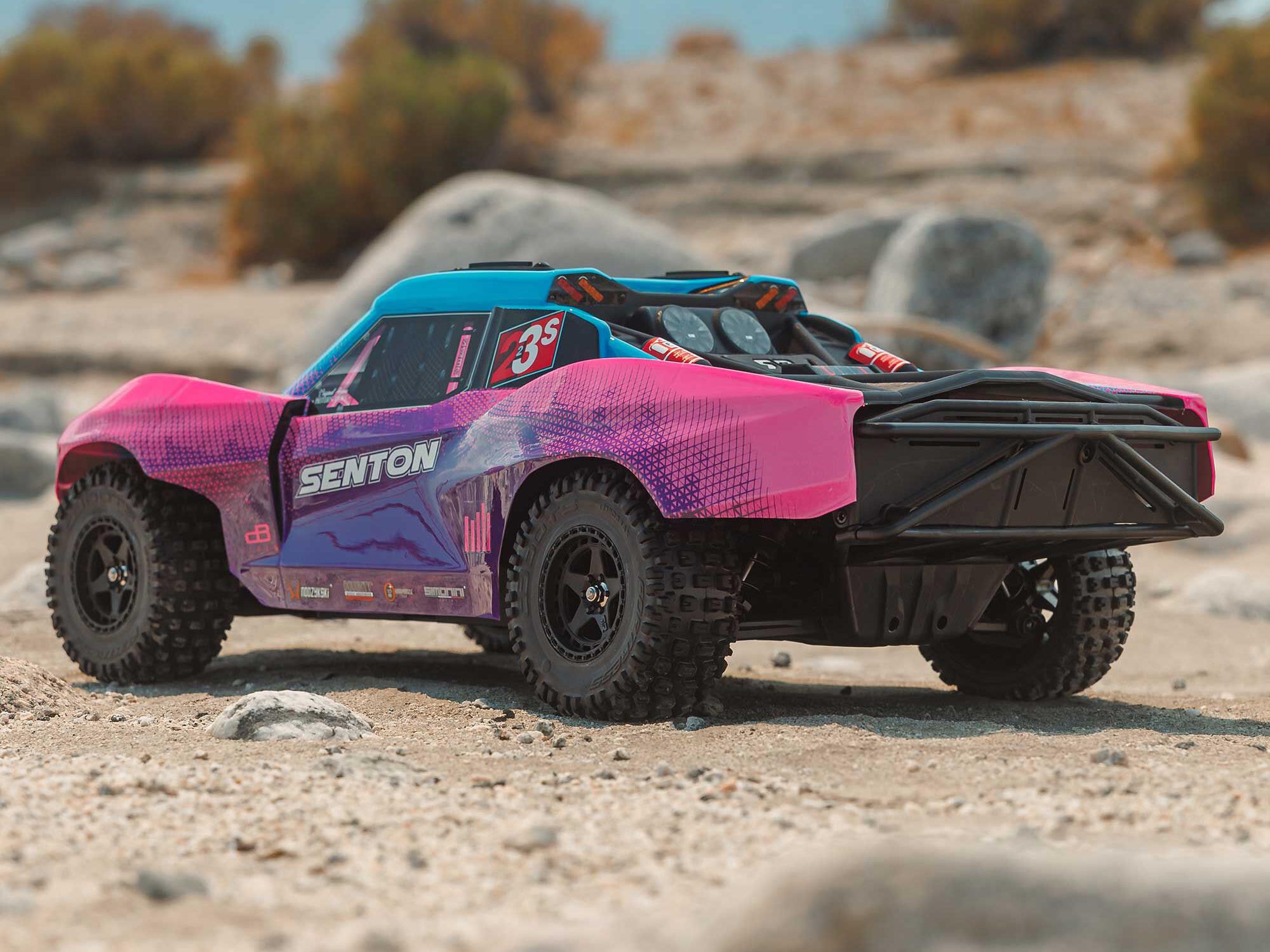 Arrma Senton 223S BLX Brushless 4X4 Short Course Truck RTR with DSC 1/10 - Blue/Purple-29