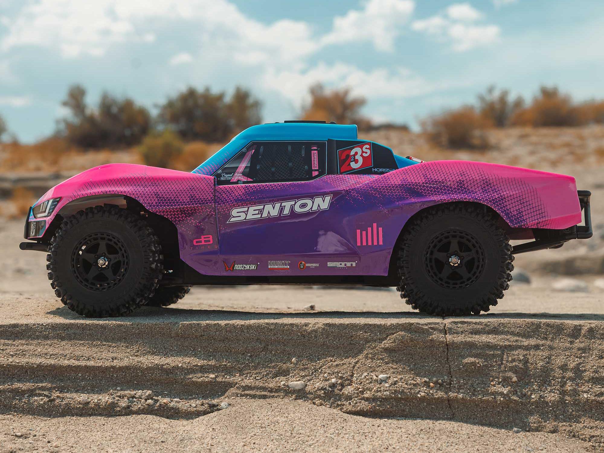 Arrma Senton 223S BLX Brushless 4X4 Short Course Truck RTR with DSC 1/10 - Blue/Purple-31