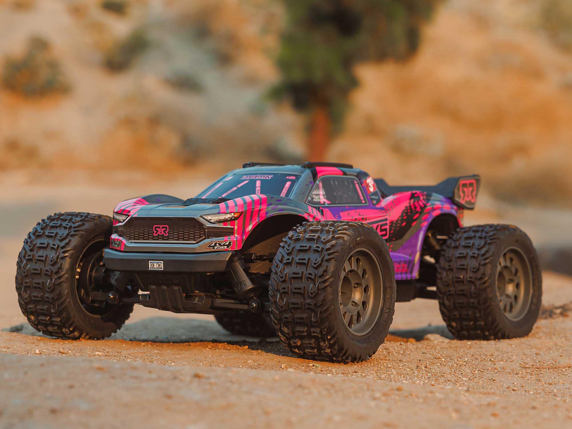 Arrma 1/10 VORTEKS 223S BLX 4X4 Stadium Truck RTR with DSC Purple-17